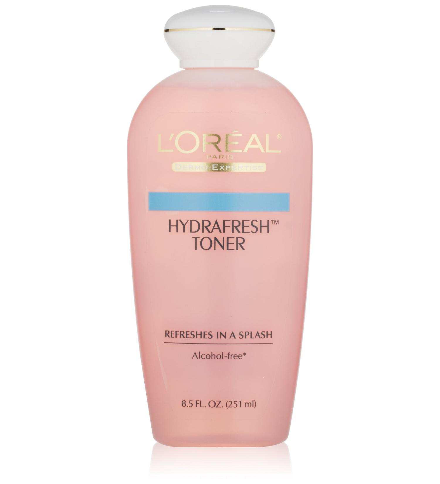 L'Oreal Paris Hydrafresh Facial Toner 8.5 oz - Hydrating Skincare for All Skin Types | International Shipping - Buy Online on GoSupps.com