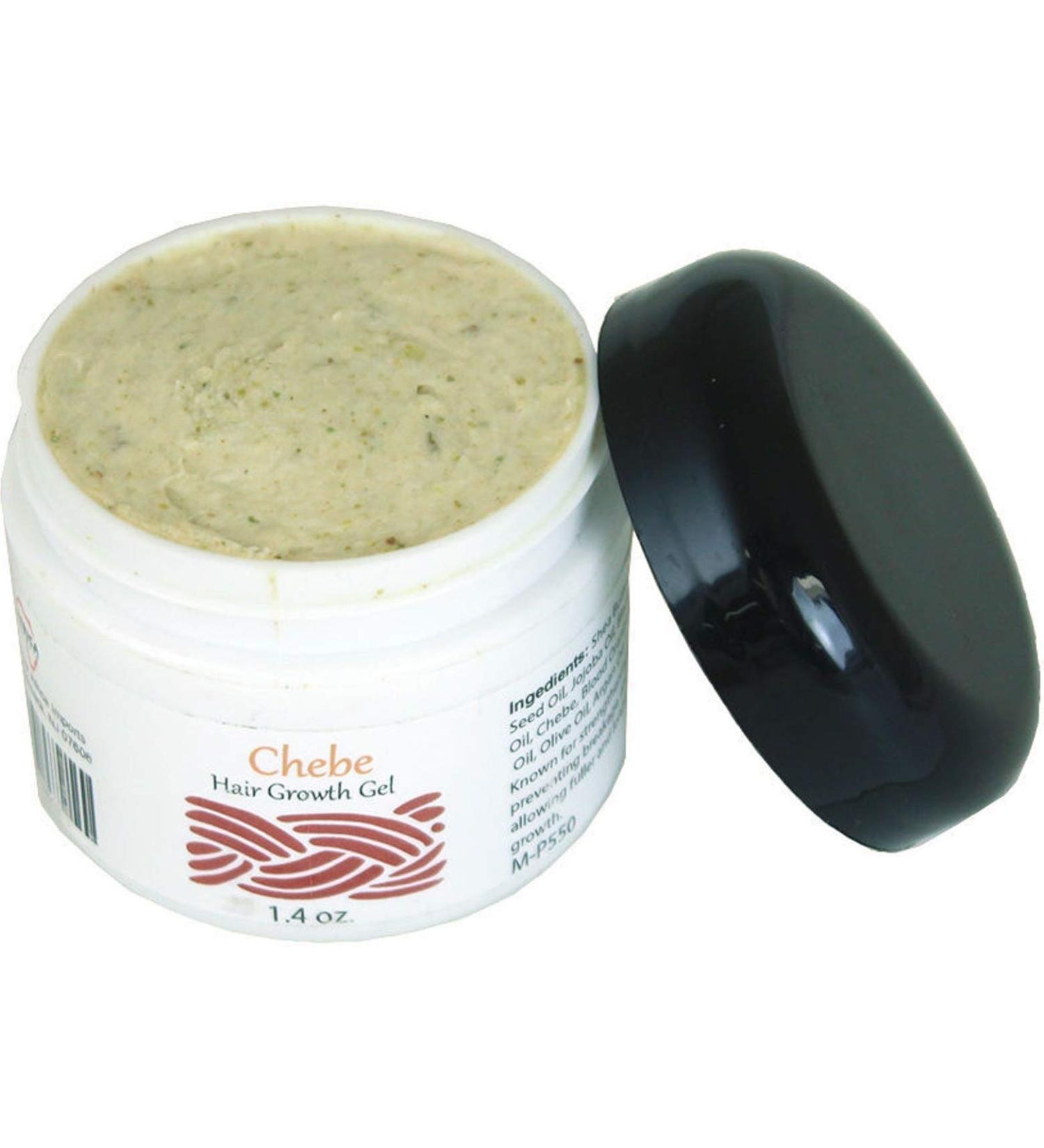 African Chebe Hair Growth Gel [Pack of 2 - Cream - 1.4 oz.] 1.4 Ounce (Pack of 2) Cream