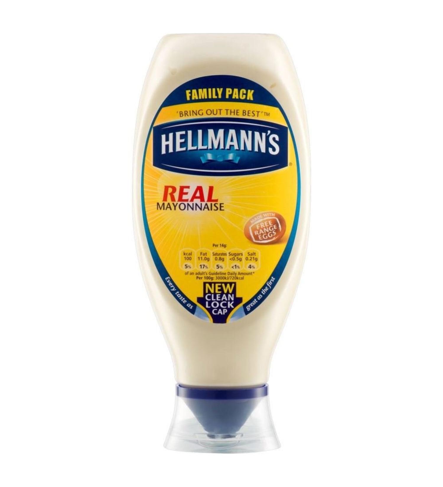 Hellmann's Hellmann Squeezy Real Mayonnaise (750ml) - Pack of 2