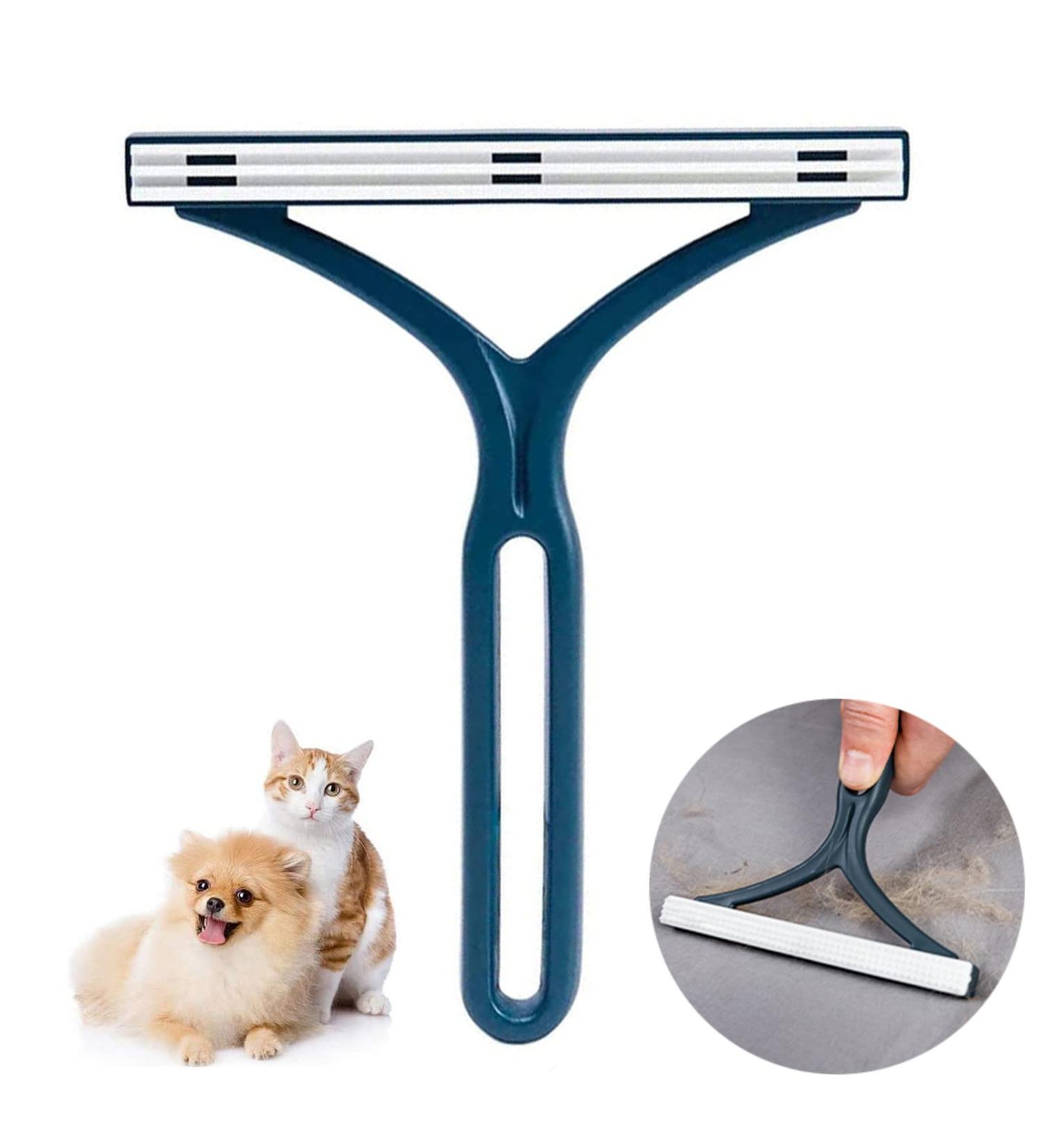 DHinkyoung Pet Hair Remover Reusable Cleaning Brush for Pet Hair for Furniture for Clothes for Fabric Sofa Carpet Scraper Cat & Dog Hair Remover Lint Brush (Plastic) - Buy Online on GoSupps.com