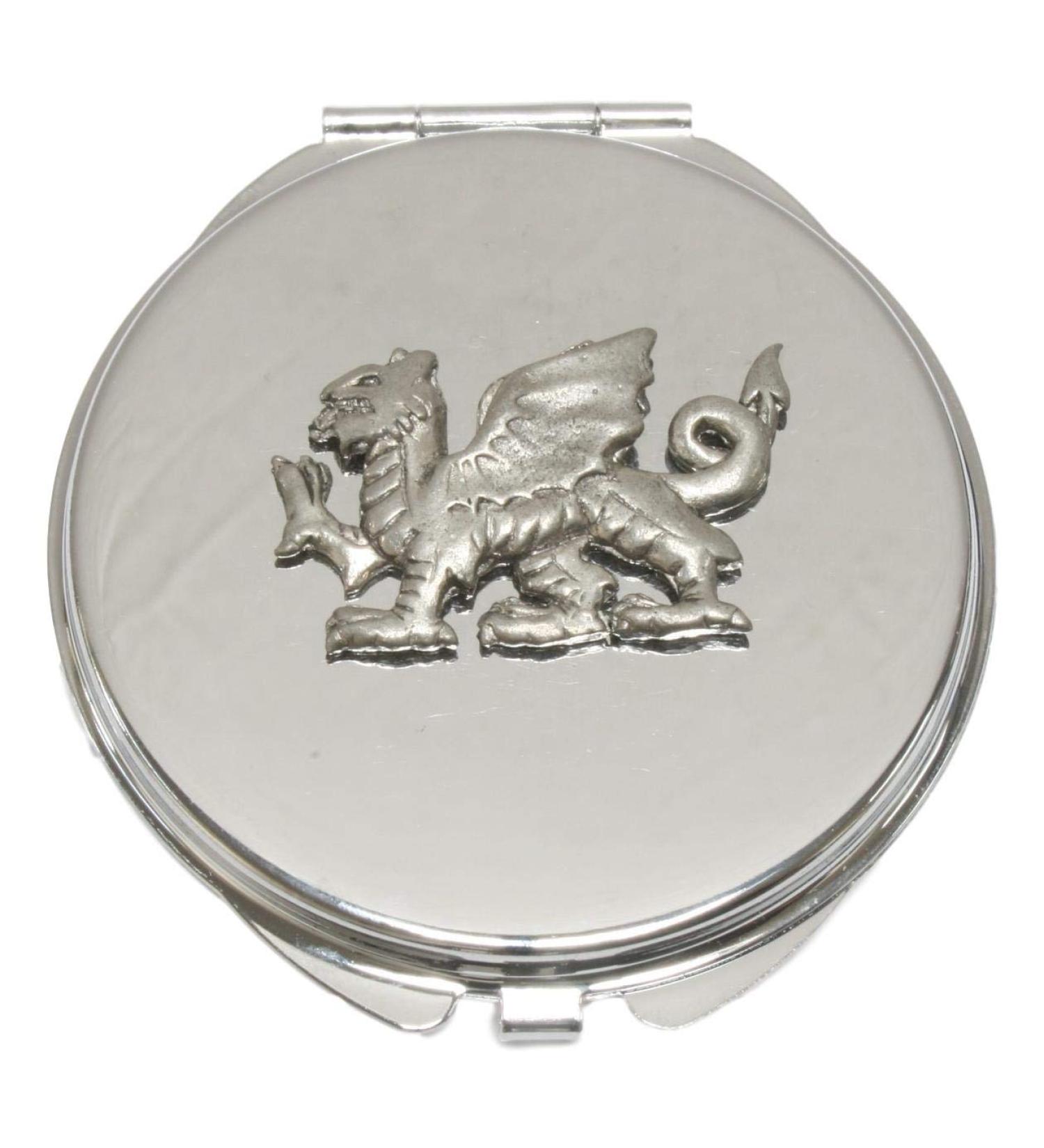 Welsh Dragon Compact Mirror Handbag Gift With Free Engraving 391 - Buy Online on GoSupps.com