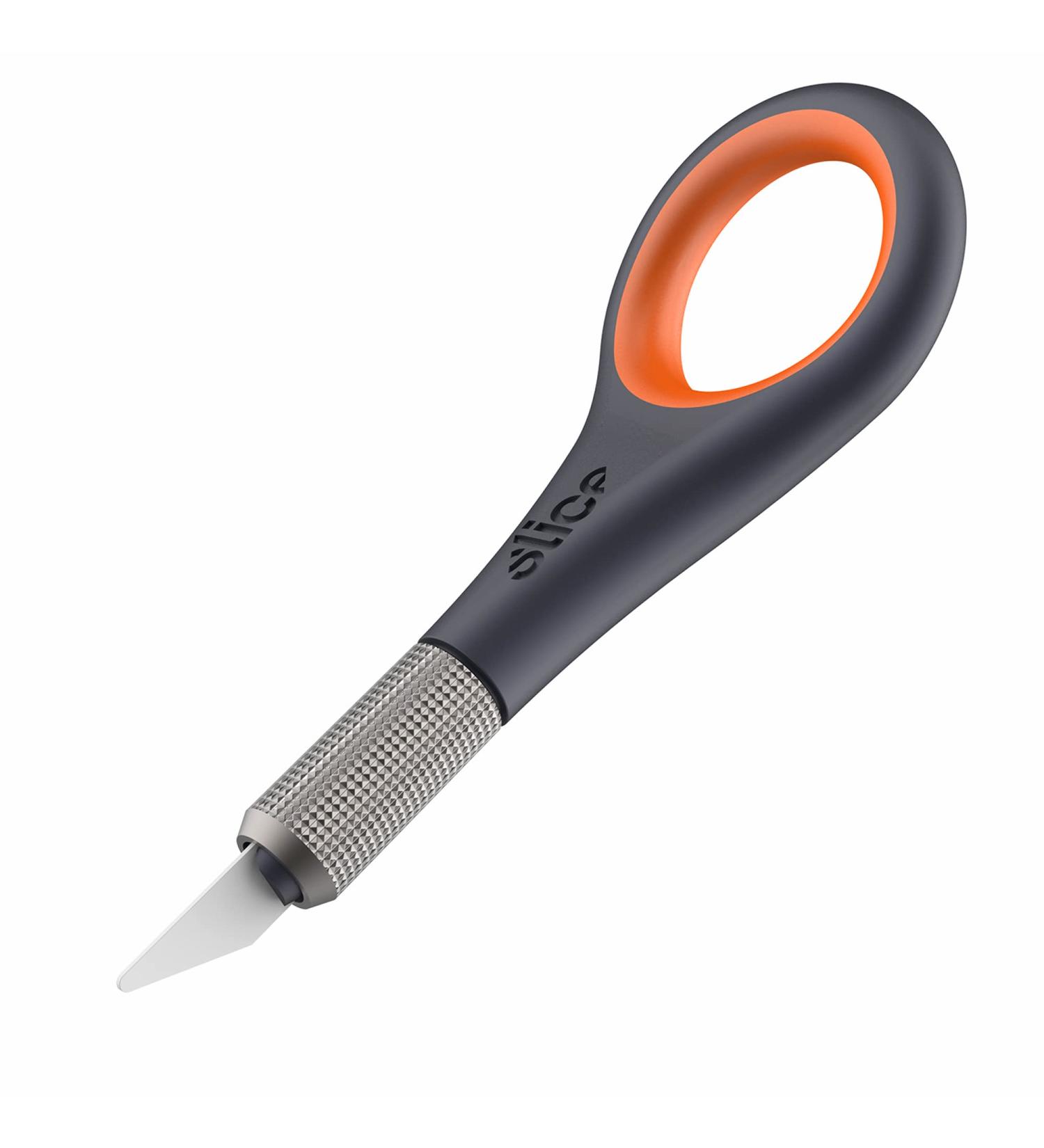 Slice 10580 Precision Knife - Finger-Friendly Handle for Detailed Cuts - Long-Lasting Black Blade - 1 Pack - Buy Online on GoSupps.com