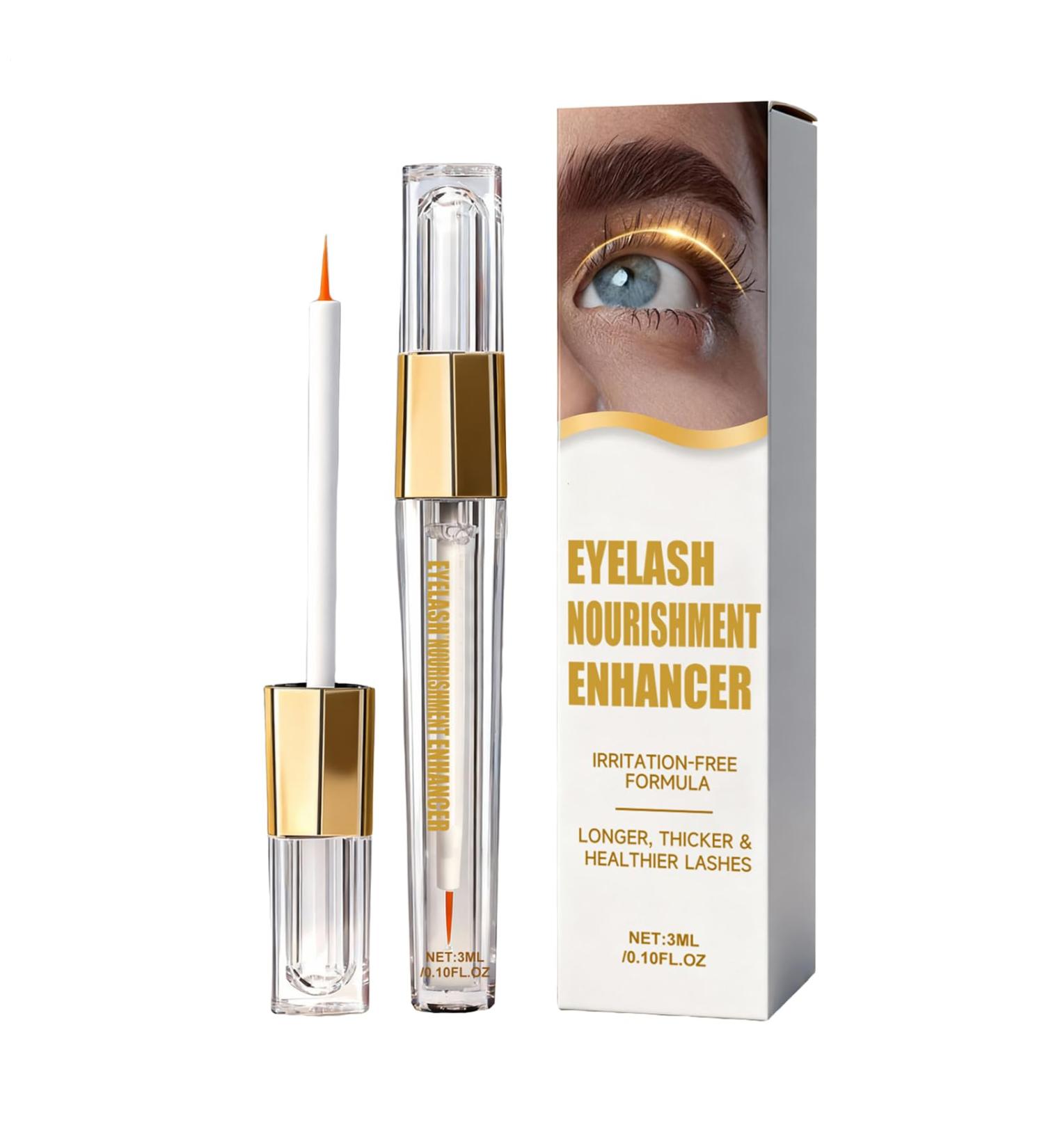 Eyelash enhancer lightweight daily formula 3 ml natural eyelash enhancer eyelash primer for eyelids eyelash thickening support for women daily and party makeup - Buy Online on GoSupps.com