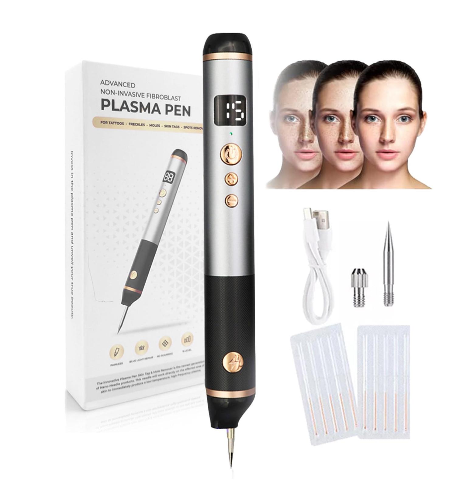  HpLNDas 15-Level Plasma Laser Pen for the Removal of Warts Moles Spots Freckles and Nevi on the Lips Hands Eyes Face Head and Nose Safe and Painless - Buy Online on GoSupps.com