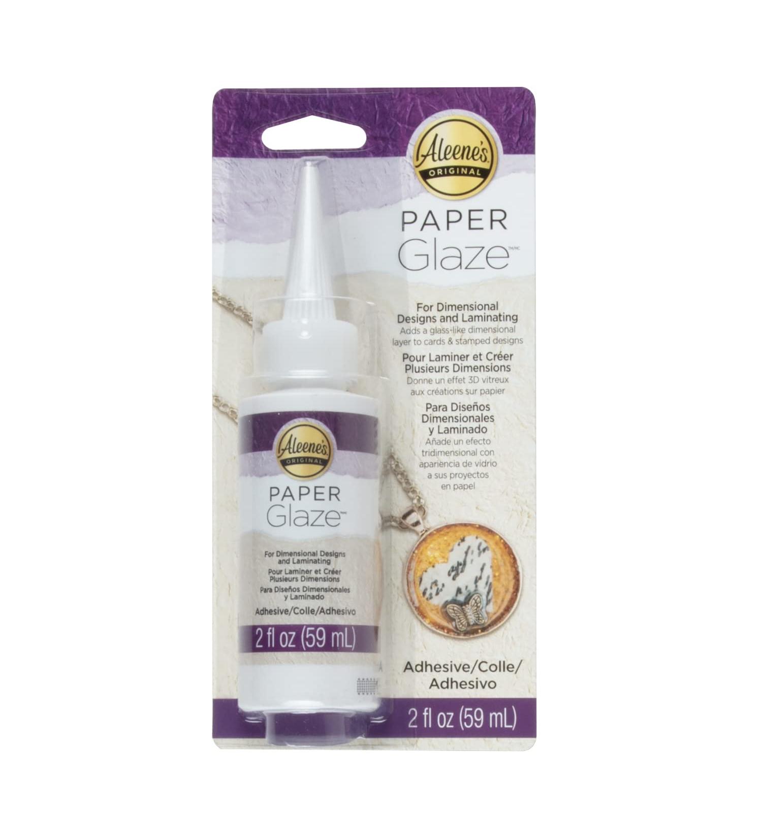 Aleene's Paper Glaze - Clear Gloss Finish for DIY Paper Crafts - Buy Online on GoSupps.com