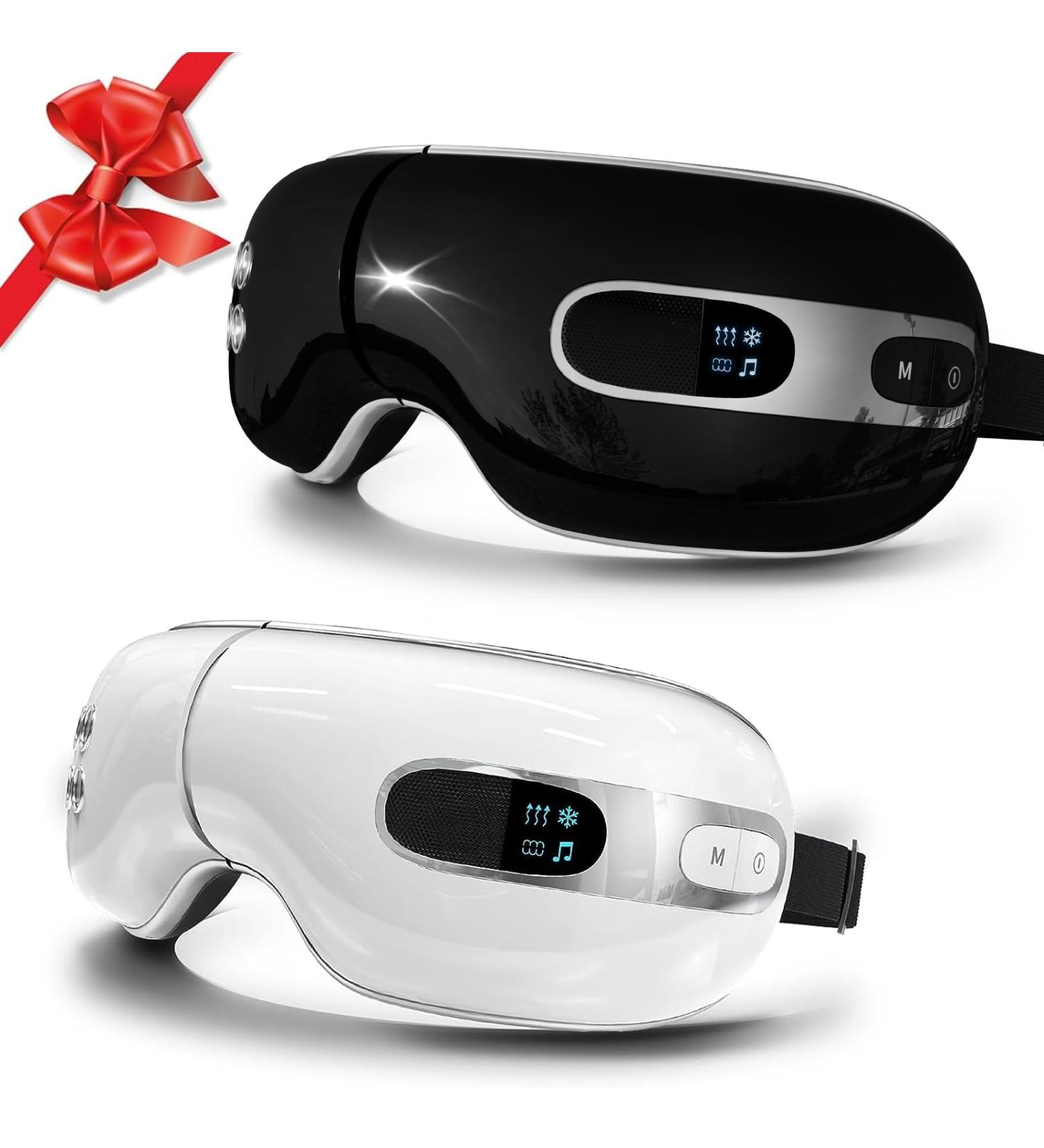 Eye Massager with Heat & Cooling | Relieve Eye Strain Dark Circles & Puffiness | Best Gifts for Relaxation & Sleep - Buy Online on GoSupps.com