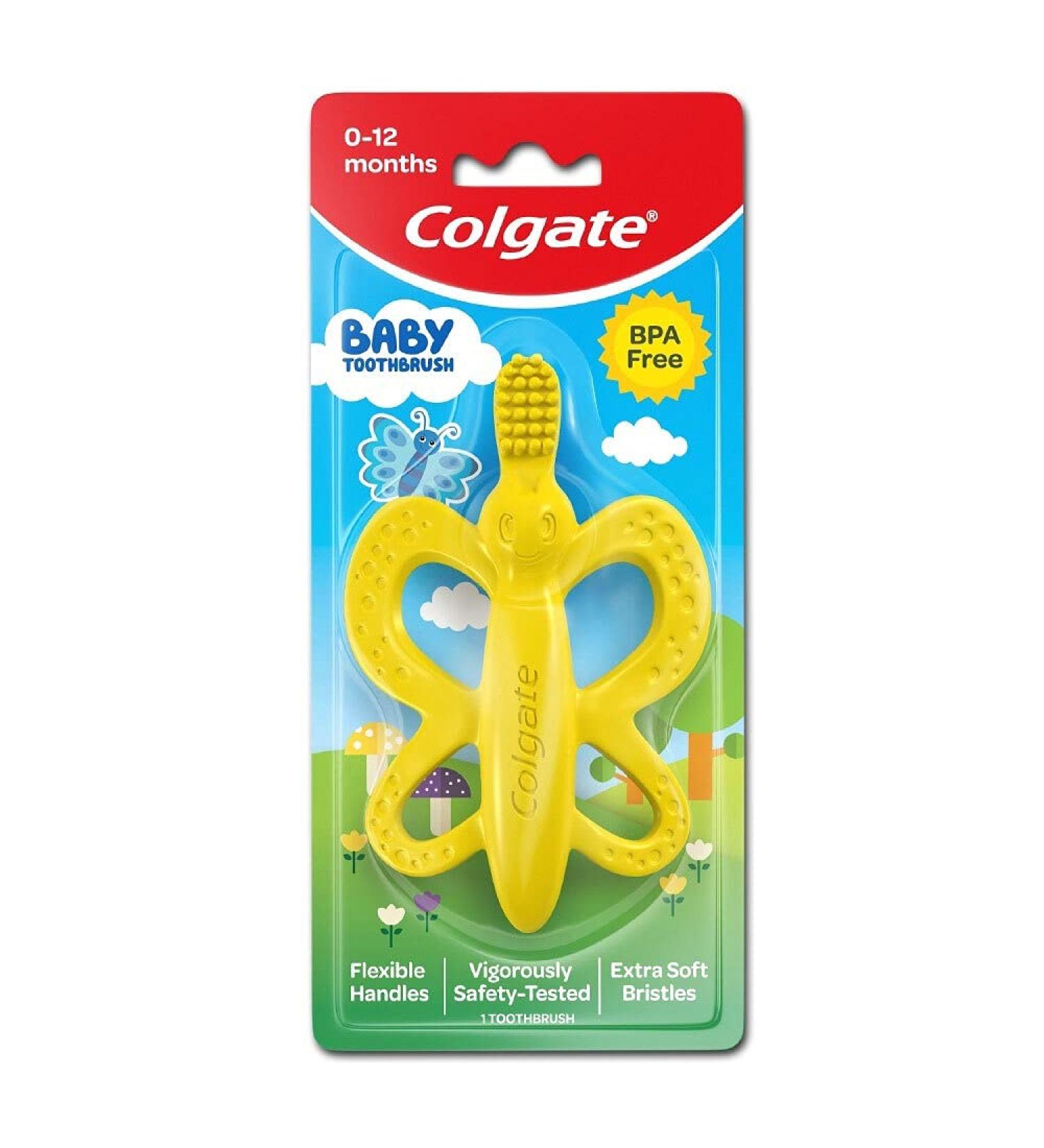 Colgate Baby Toothbrush Flexible Handles Extra Soft Bristles 1 Pack
