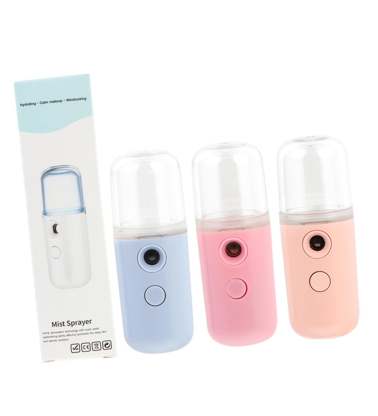 FOMIYES 4pcs Small Pill Hydrating Instrument Portable Garment Steamer Beauty Sprayer Facial Mist Sprayer Spa - Buy Online on GoSupps.com
