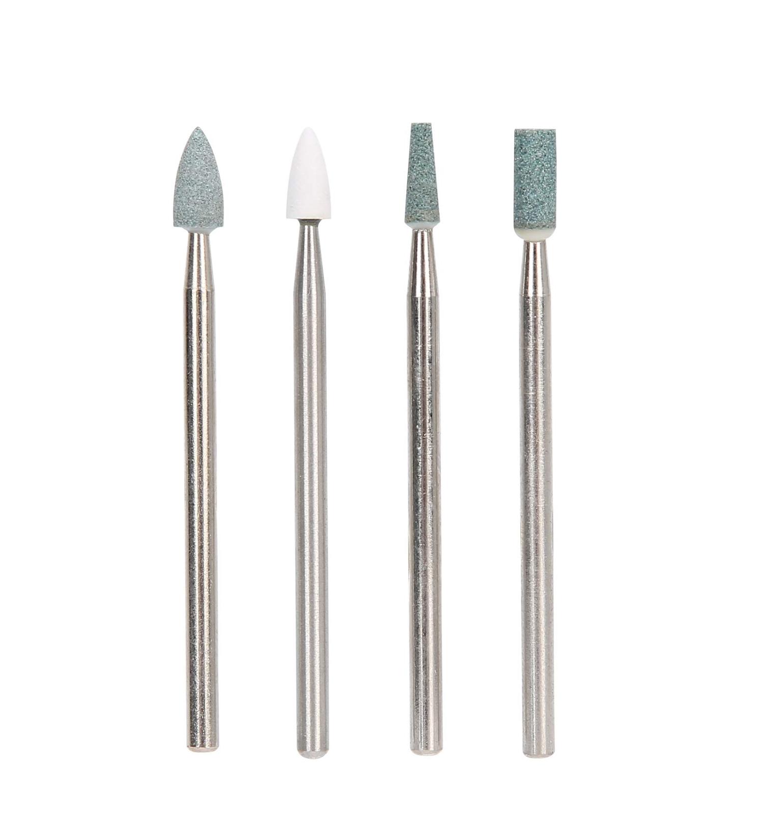Multifunctional Nail Grinding Head Set - 4-Piece Professional Replacement for Home Use | International Shipping - Buy Online on GoSupps.com