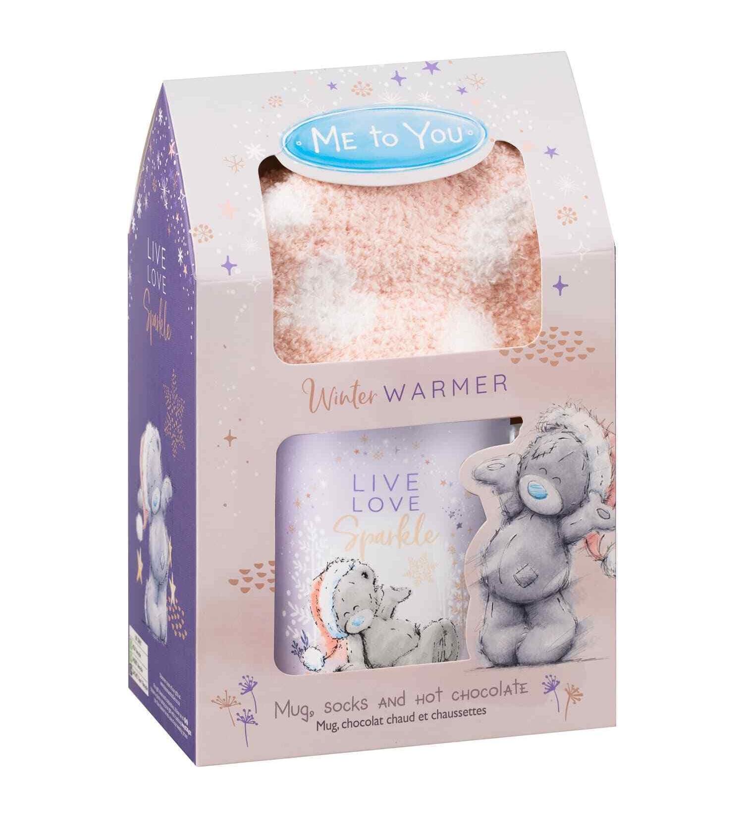 Divas World Me to You Ceramic Mug Socks & Hot Chocolate Drink 15g Gift Set Tatty Teddy Bear Xmas Present Box New - Buy Online on GoSupps.com