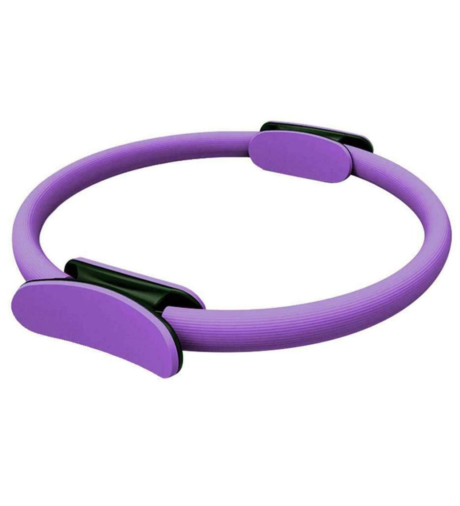 Buy Pilates Yoga Ring - Resistance Ring for Home Fitness & Core Training | Violet Magic Circle for Yoga & Gymnastics - Buy Online on GoSupps.com