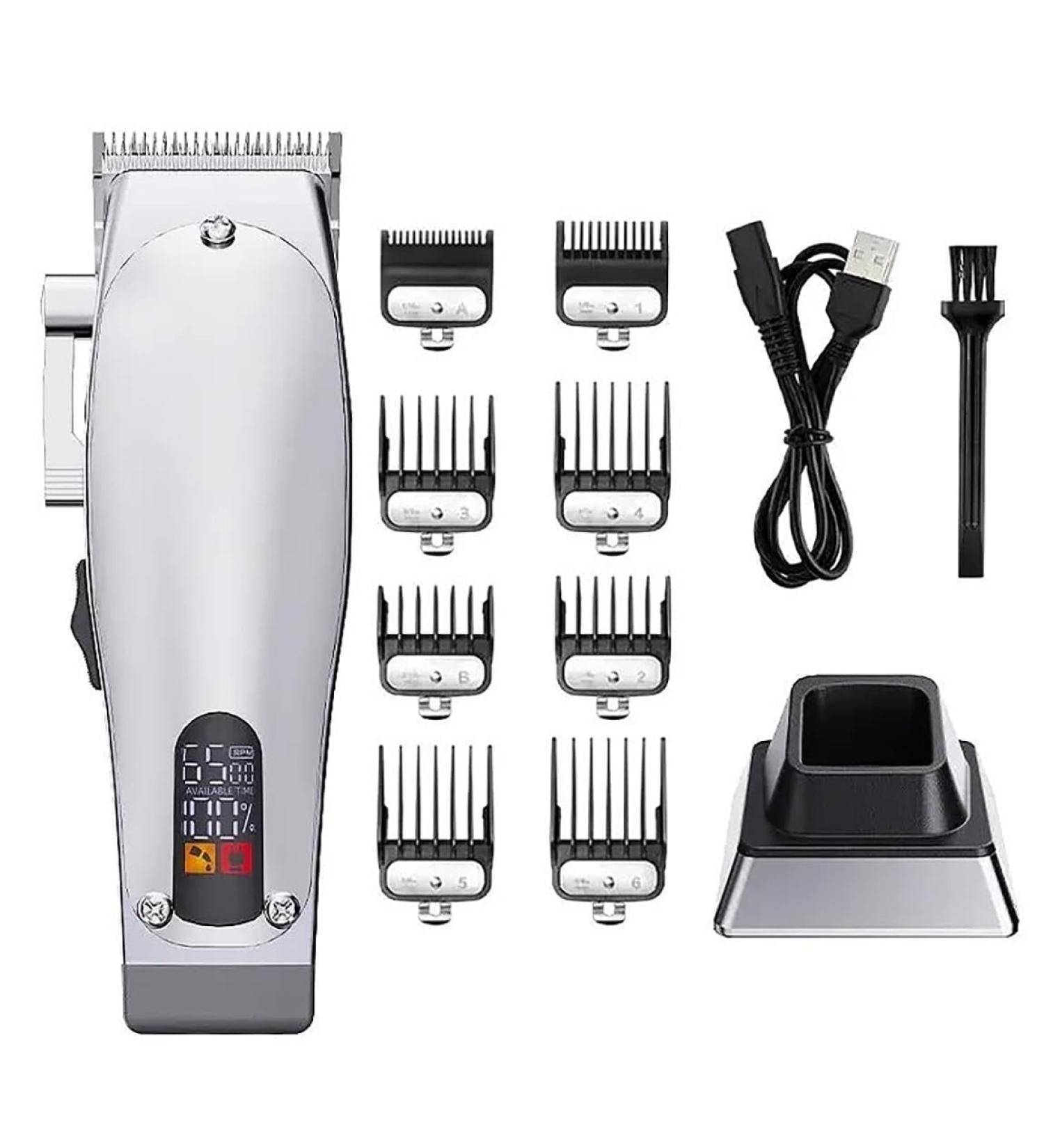 Professional Electric Hair Clippers - Rechargeable Cordless Trimmer for Barbers & Body Grooming | International Shipping Available - Buy Online on GoSupps.com