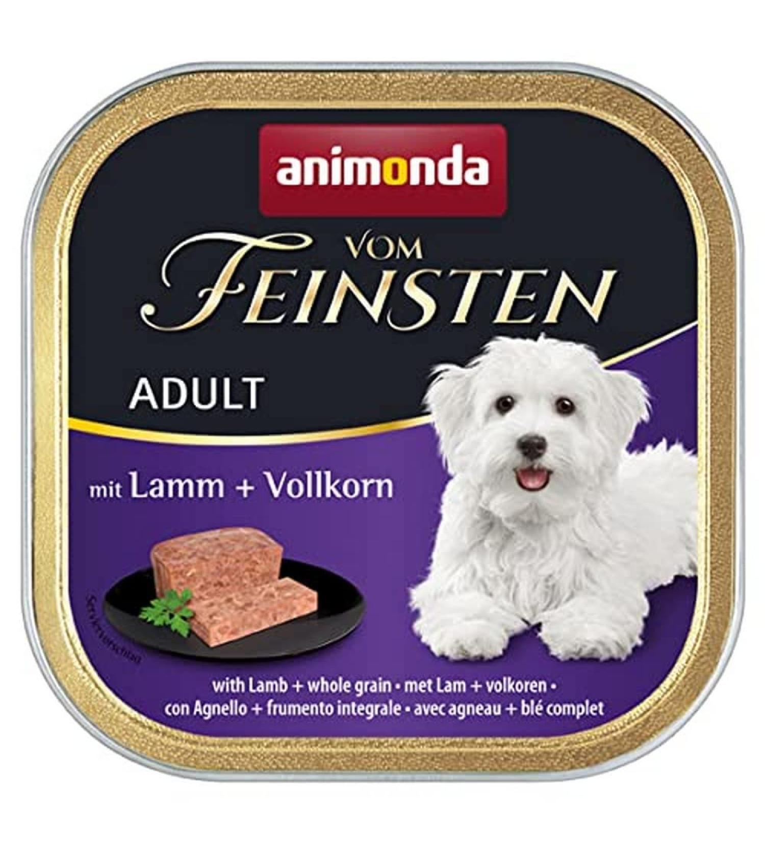Animonda Adult Dog Food - Wet Lamb & Whole Grain 22 x 150g - Premium Quality for Healthy Dogs - Buy Online on GoSupps.com