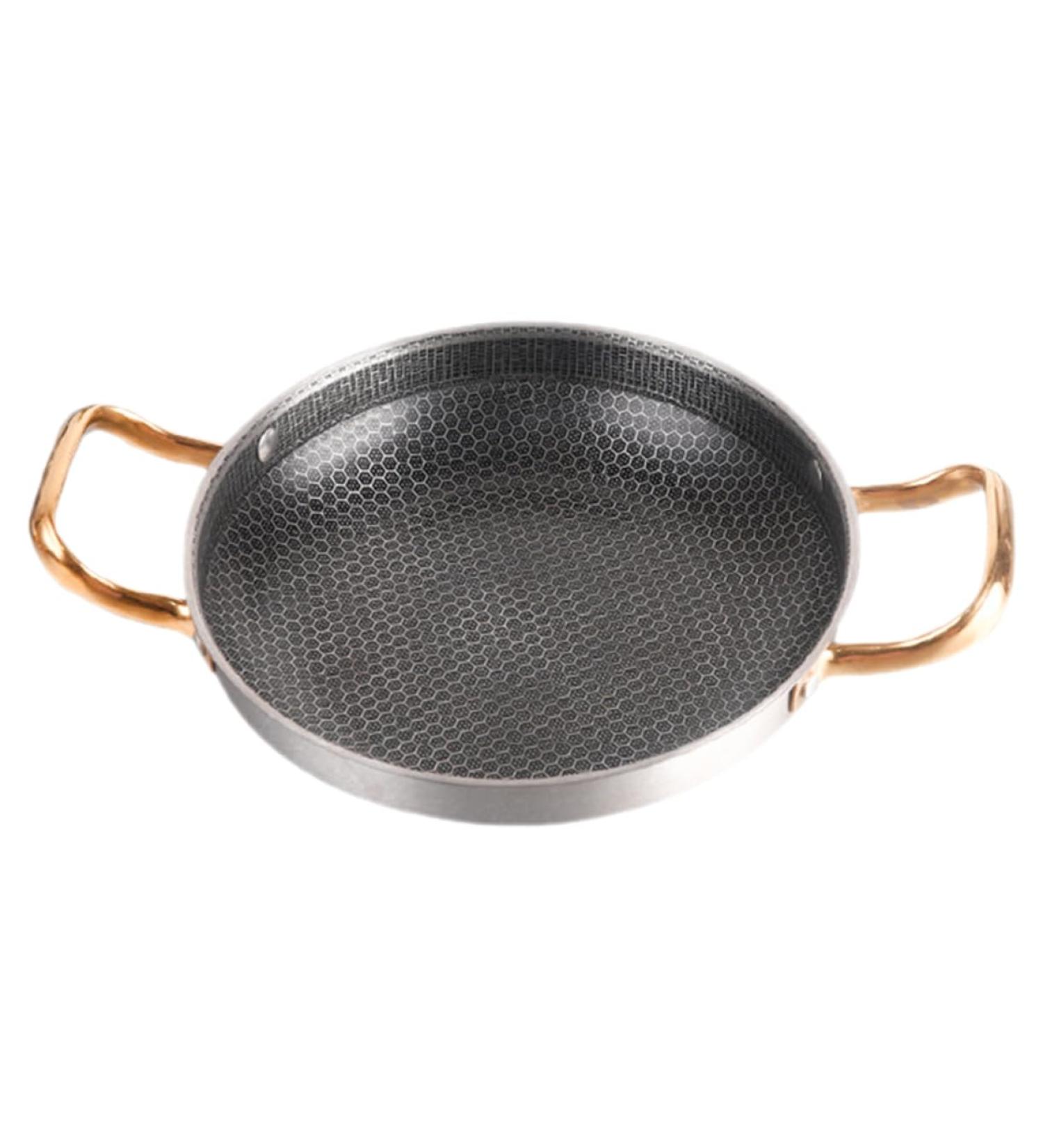 Alipis 26c Stainless Steel Cooking Pot Crayfish Camping Wok Induction Cooker maifan Wok Omelet pan Non Stick pan Amphora Saucepan Spanish Paella pan Stainless Steel Honeycomb 39x26cm As Shown - Buy Online on GoSupps.com