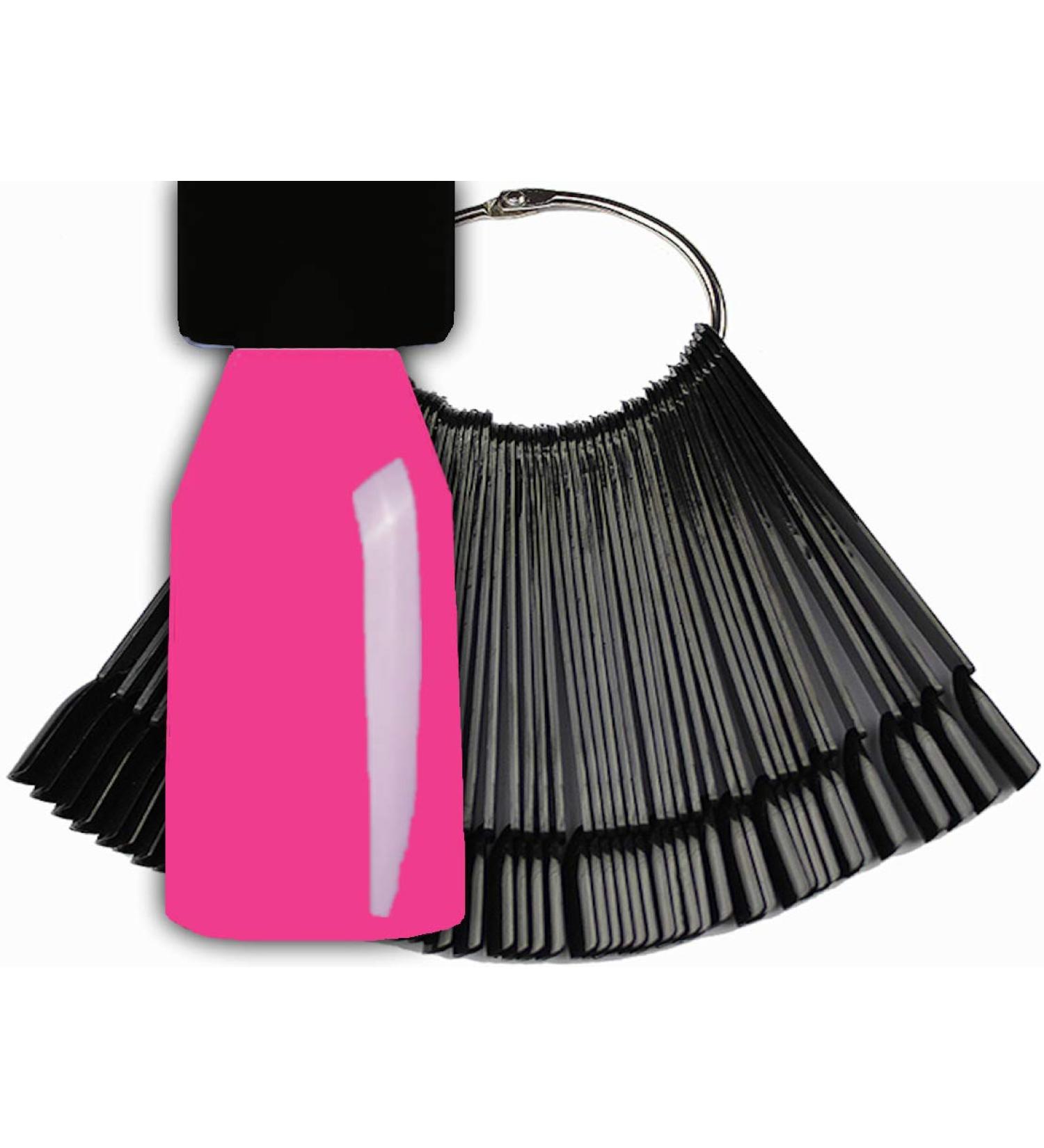 Color Pops Fan on Ring - Square Form Black Acrylic Presentation Display with 50 Tips | International Shipping Available - Buy Online on GoSupps.com