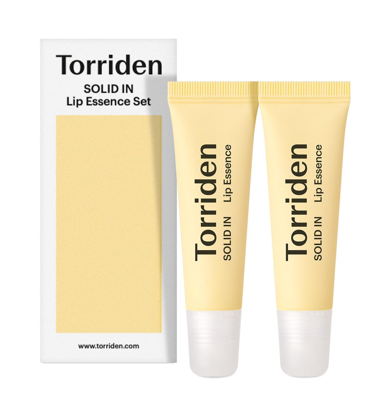 Torriden SOLID In Ceramide Lip Essence - 2 Pack Moisturizing Lip Balms with Organic Jojoba Oil & Ceramides for Glowy Plumped Lips - Korean Skin Care - Buy Online on GoSupps.com