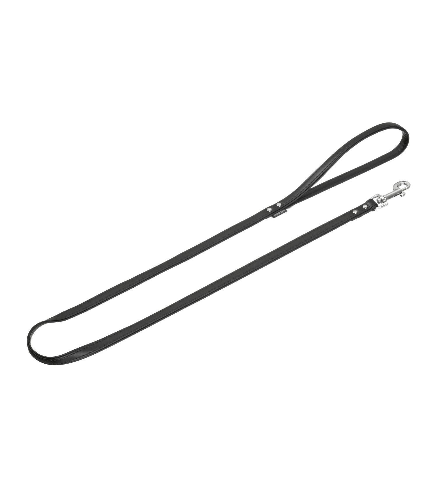 Karlie Art Leather Plus Paris Leades 100 cm x 18 mm Black Black Medium