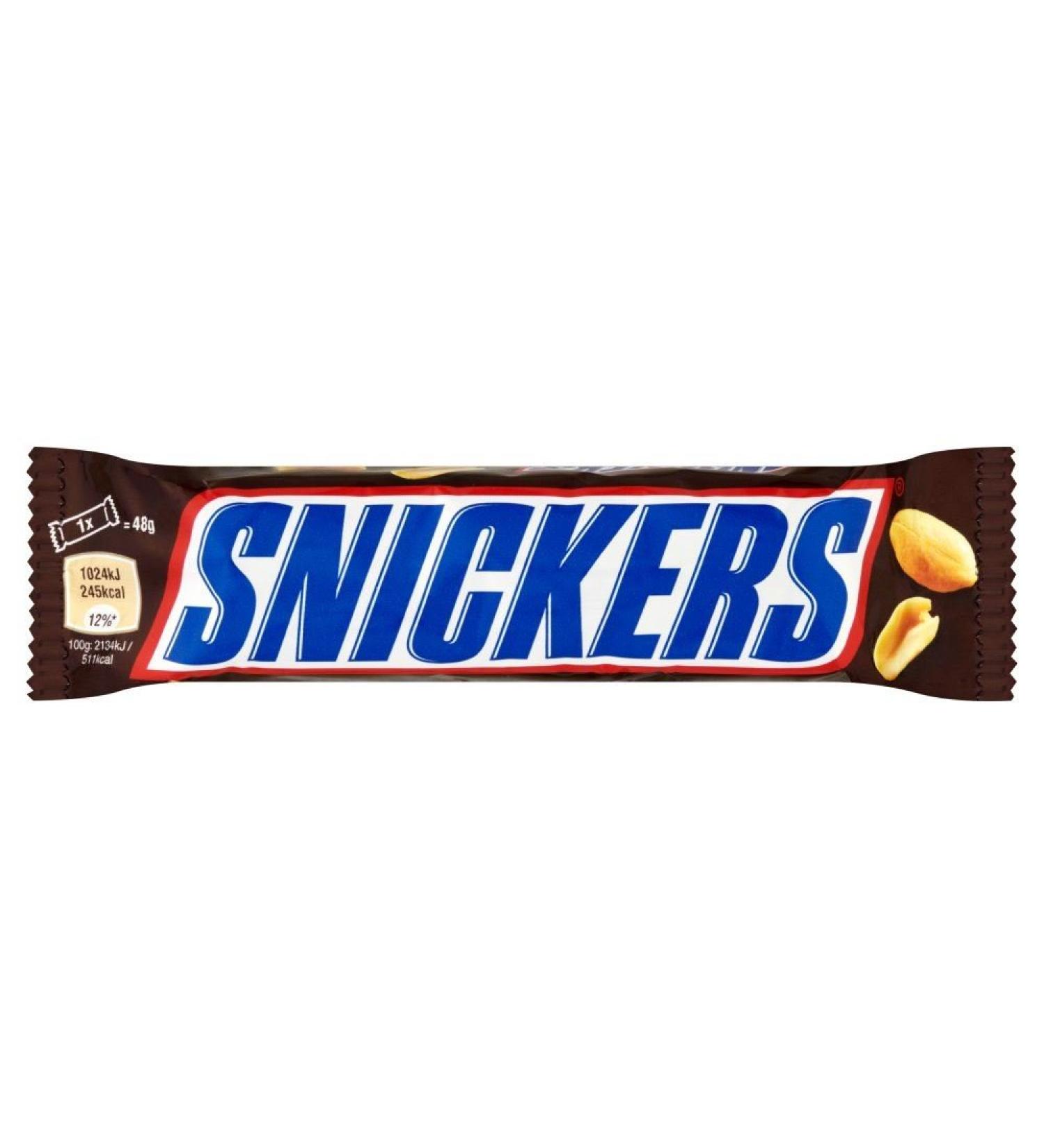Snickers - Chocolate bar - set of 6 bars of 48 g