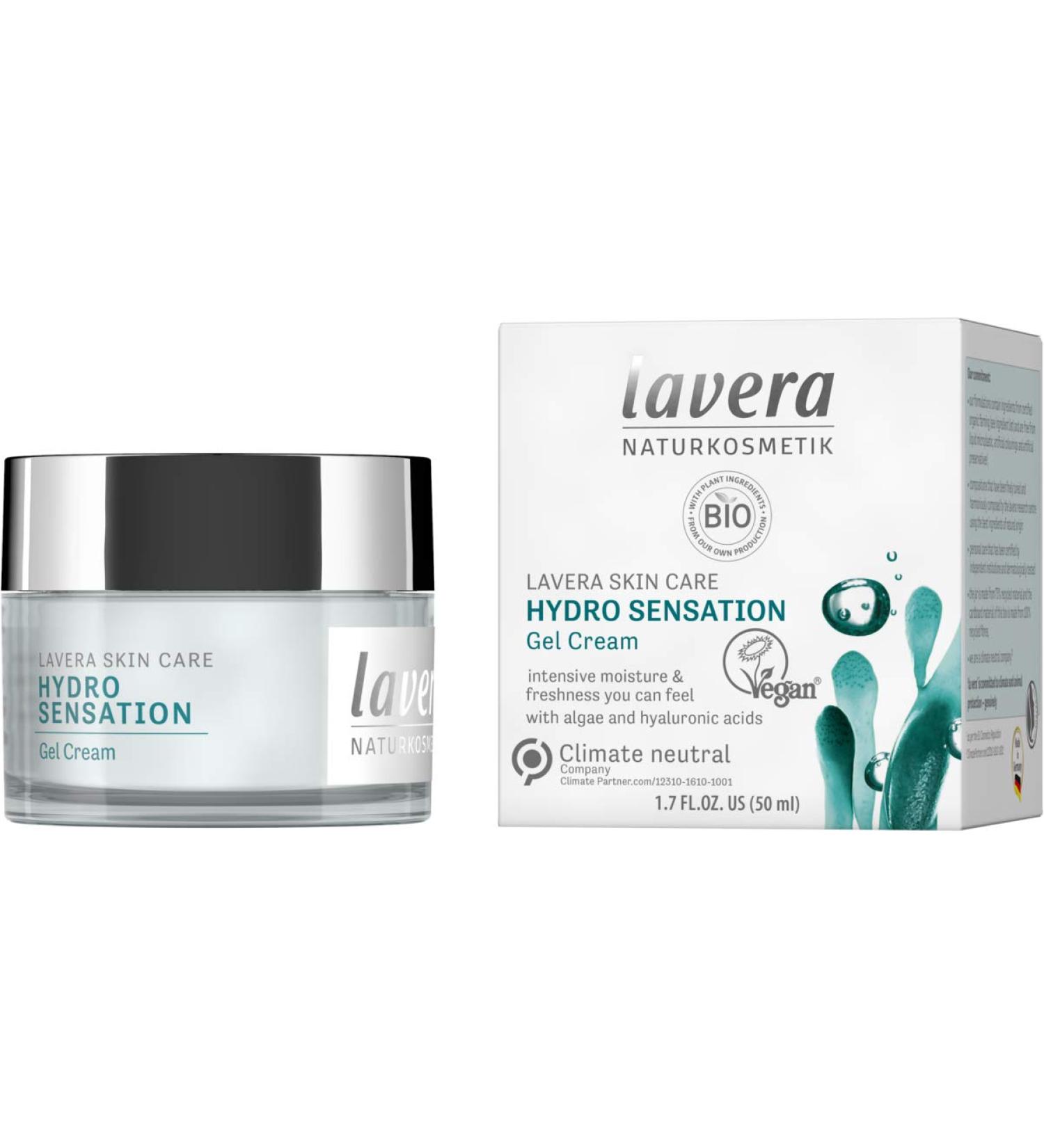  lavera lavera Hydro Refresh Cream Gel - With algae and hyaluronic acid - Noticeable cooling effect - Vegan - Natural cosmetic - 50 ml - Buy Online on GoSupps.com