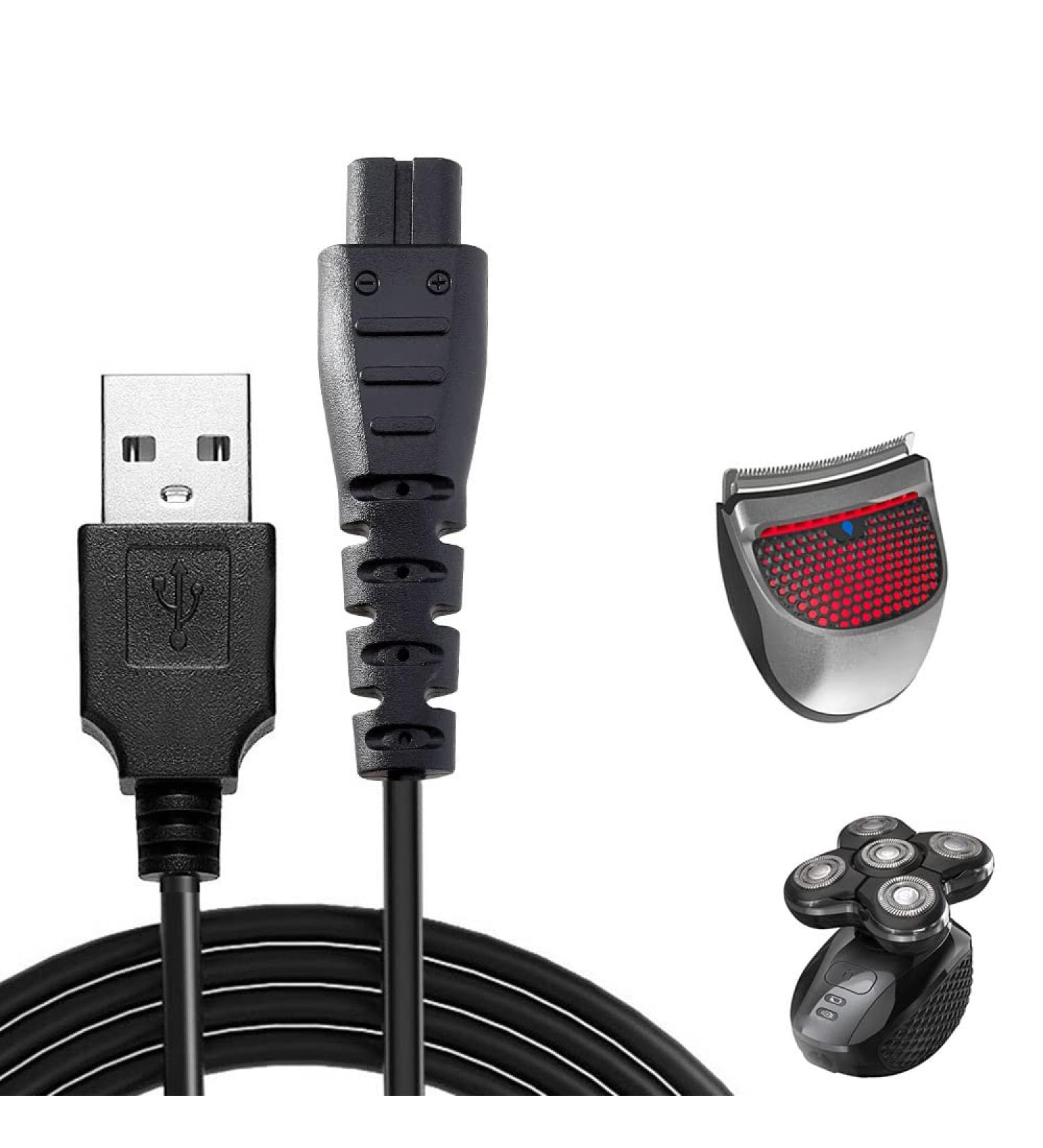 WAHFOX Remington Shaver Charging Cable - USB Power Cable for XR7000 & HC4250 | International Shipping Available - Buy Online on GoSupps.com