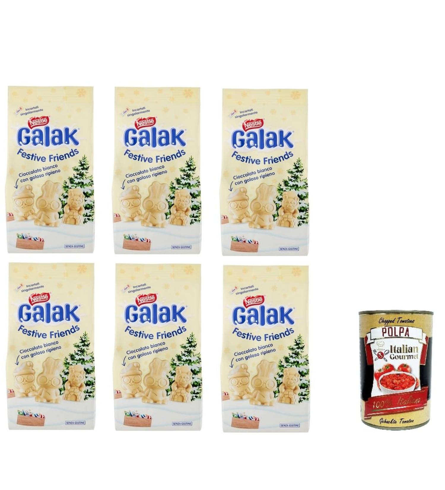  Italian Gourmet E.R. Set of 6 chocolate and white cereal figurines (147g) + 400g Italian gourmet polpa - Buy Online on GoSupps.com