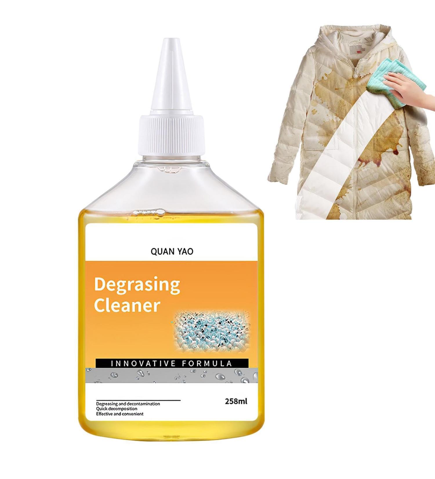 Clothing Degreaser & Laundry Stain Remover - Natural Fabric Cleaner for Grease Oil & Dirt | Multipurpose Stain Cleaner for Clothes Carpets & Car Interiors - Buy Online on GoSupps.com