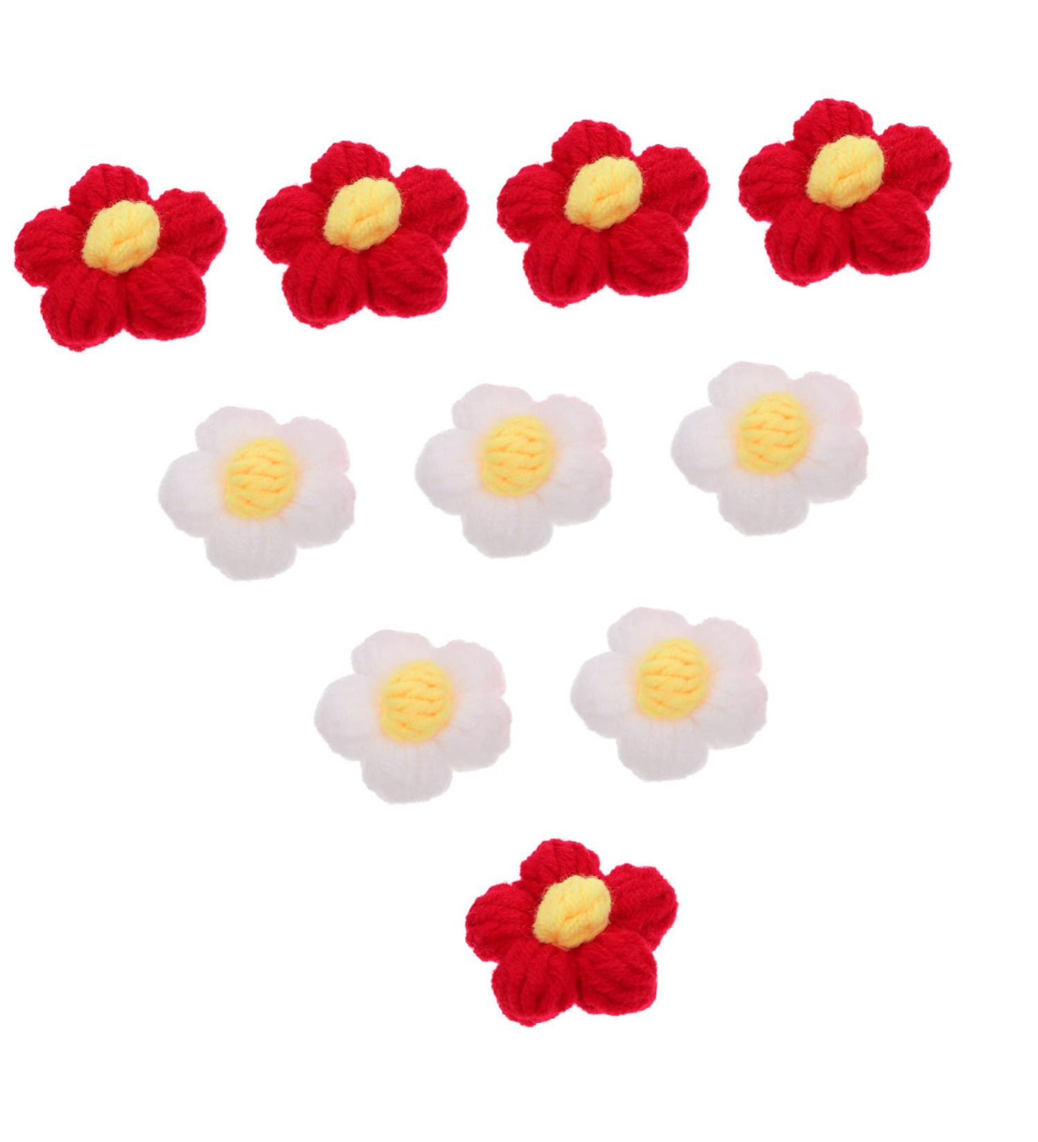 NUOBESTY 10pcs Hairpin Accessories Toddler Hair Ties Daisy Hair Clip Headdress Diy Props Wedding Collar Pin Assorted Color 2 4X4cm - Buy Online on GoSupps.com