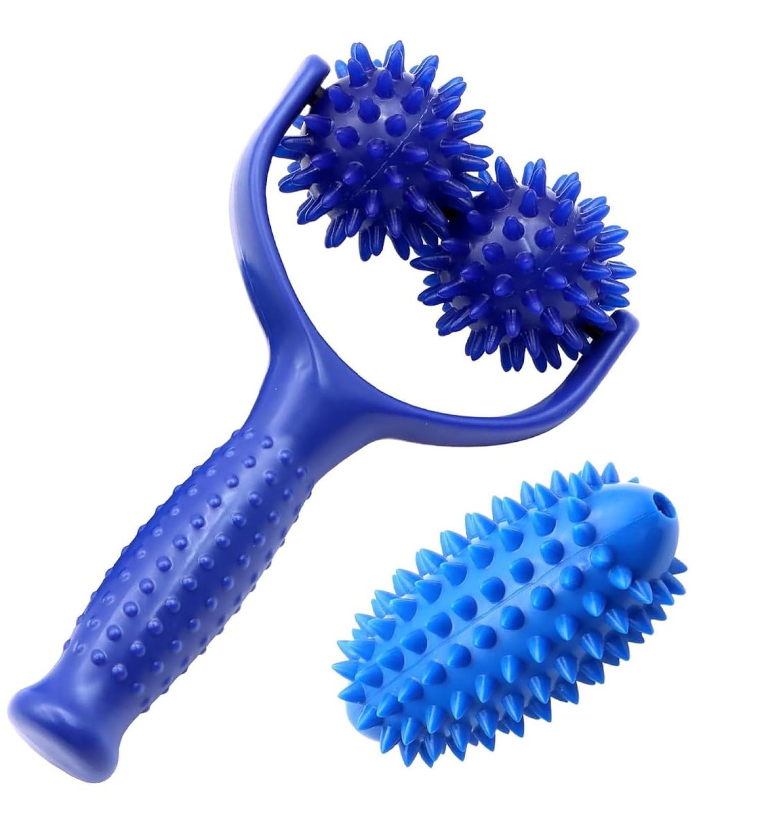 Yoyeah 2-Piece Massage Scooter Set | Fascia Balls & Handheld Rollers for Muscle Relaxation & Foot Massage - Buy Online on GoSupps.com