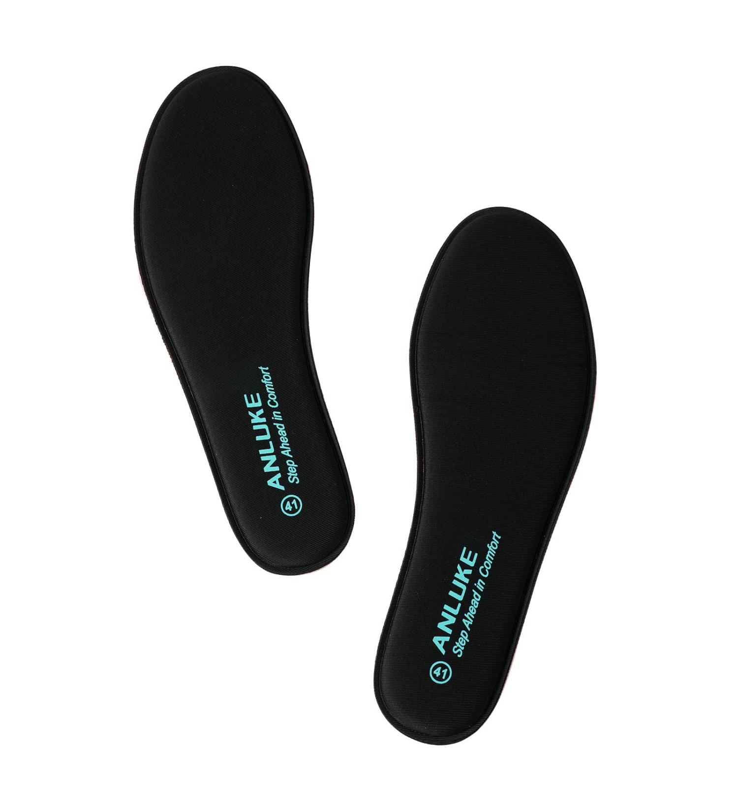 Memory Foam Insoles for Comfortable Work Boots Running & Hiking Shoes - Men & Women Replacement Cushions (Black 8-8.5W/6-6.5M - Buy Online on GoSupps.com