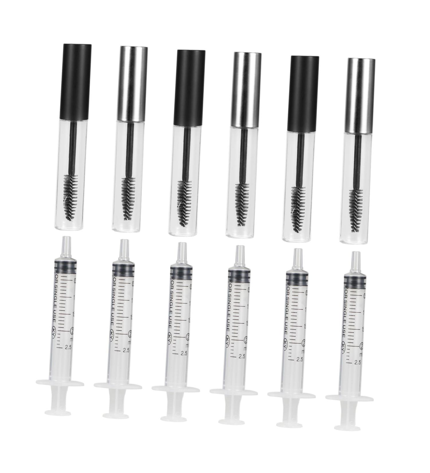 VINTORKY 12pcs Mascara Tube Eyelash Kit Cosmetic Applicator Whelping Kit Refillable Tubes Clear Plastic - Buy Online on GoSupps.com