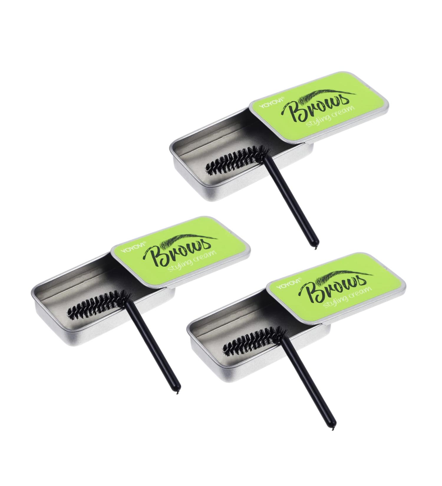 WOONEKY 3 Sets Natural Mascara Brow Cream Waterproof Brow Soap Brow Shaping Soap Woman Brow Soap Gel Texture - Buy Online on GoSupps.com