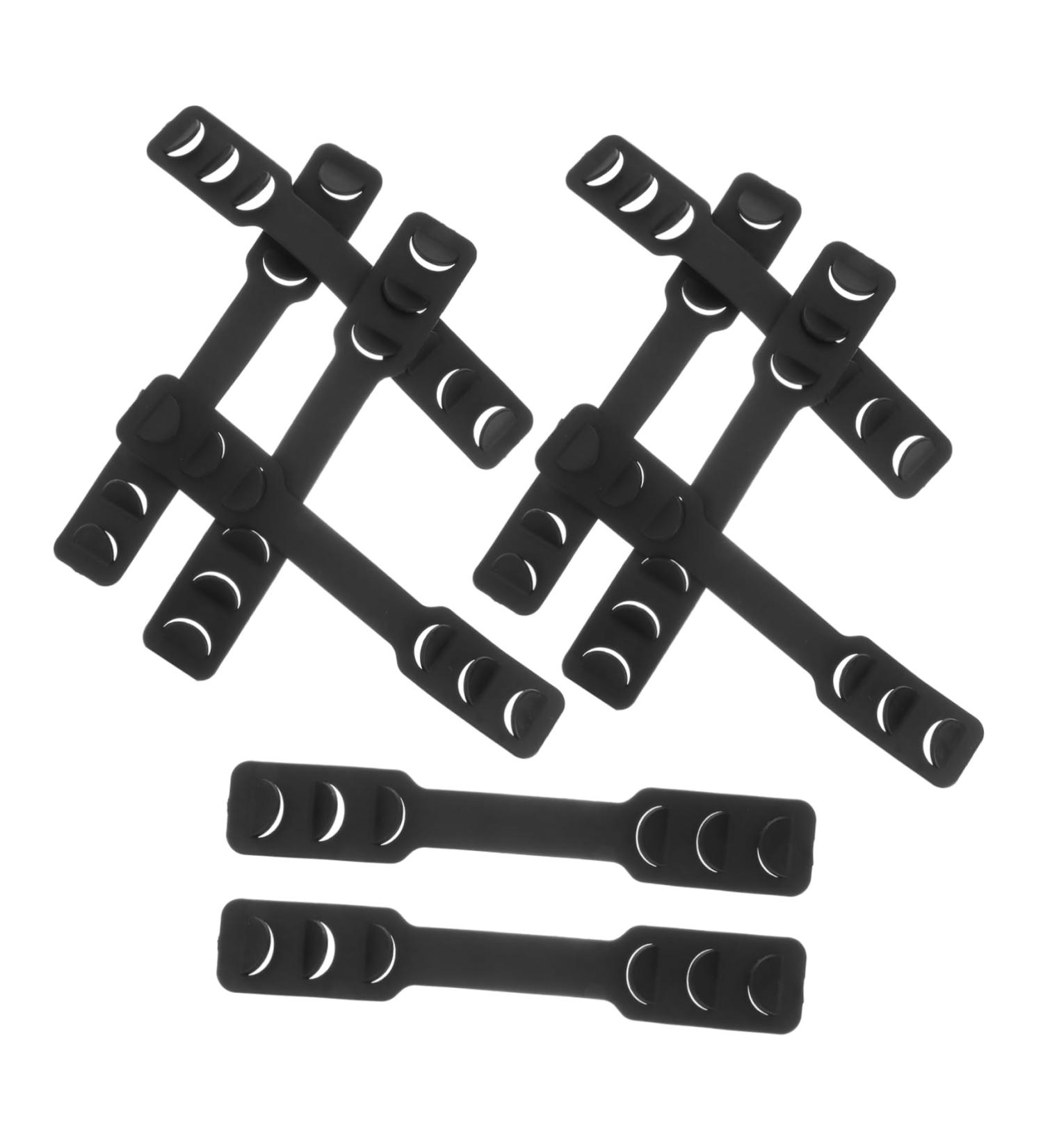 Gleavi 20 Elastic Mask Strap Buckles - Ear Adjustment Hooks for Face Masks | Earring Tape & Ear Protection - S Hook Ear Expanders (13.3x2cm) - Buy Online on GoSupps.com