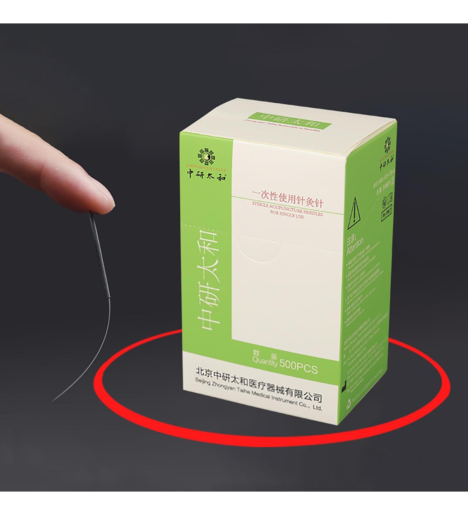 Buy 500 ZHONGYAN TAIHE Acupuncture Needles (0.22mm x 13mm) - Premium Beauty & Massage Tools for Holistic Therapy - Buy Online on GoSupps.com