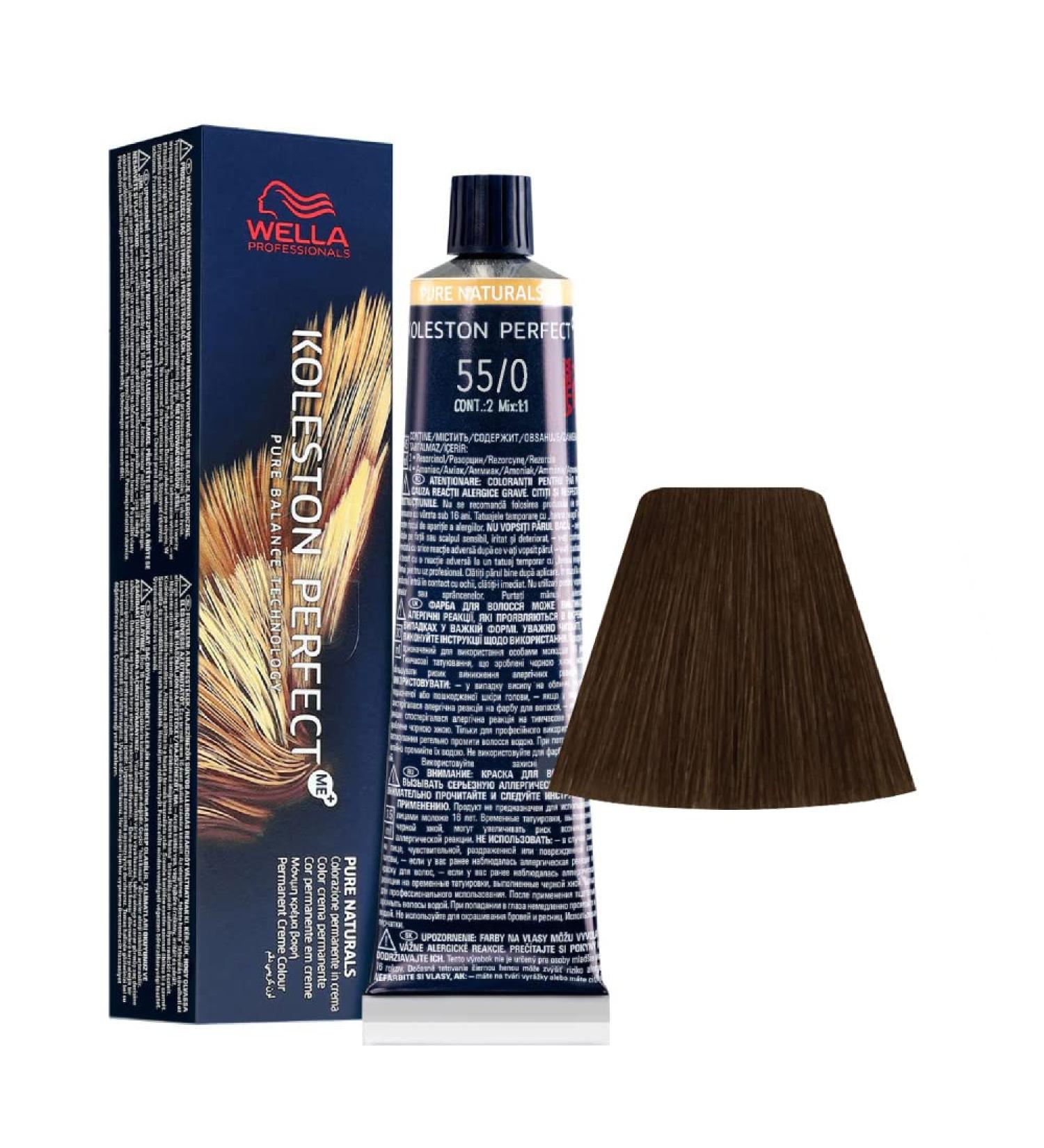 Wella koleston me+ 60 ml color 55/0