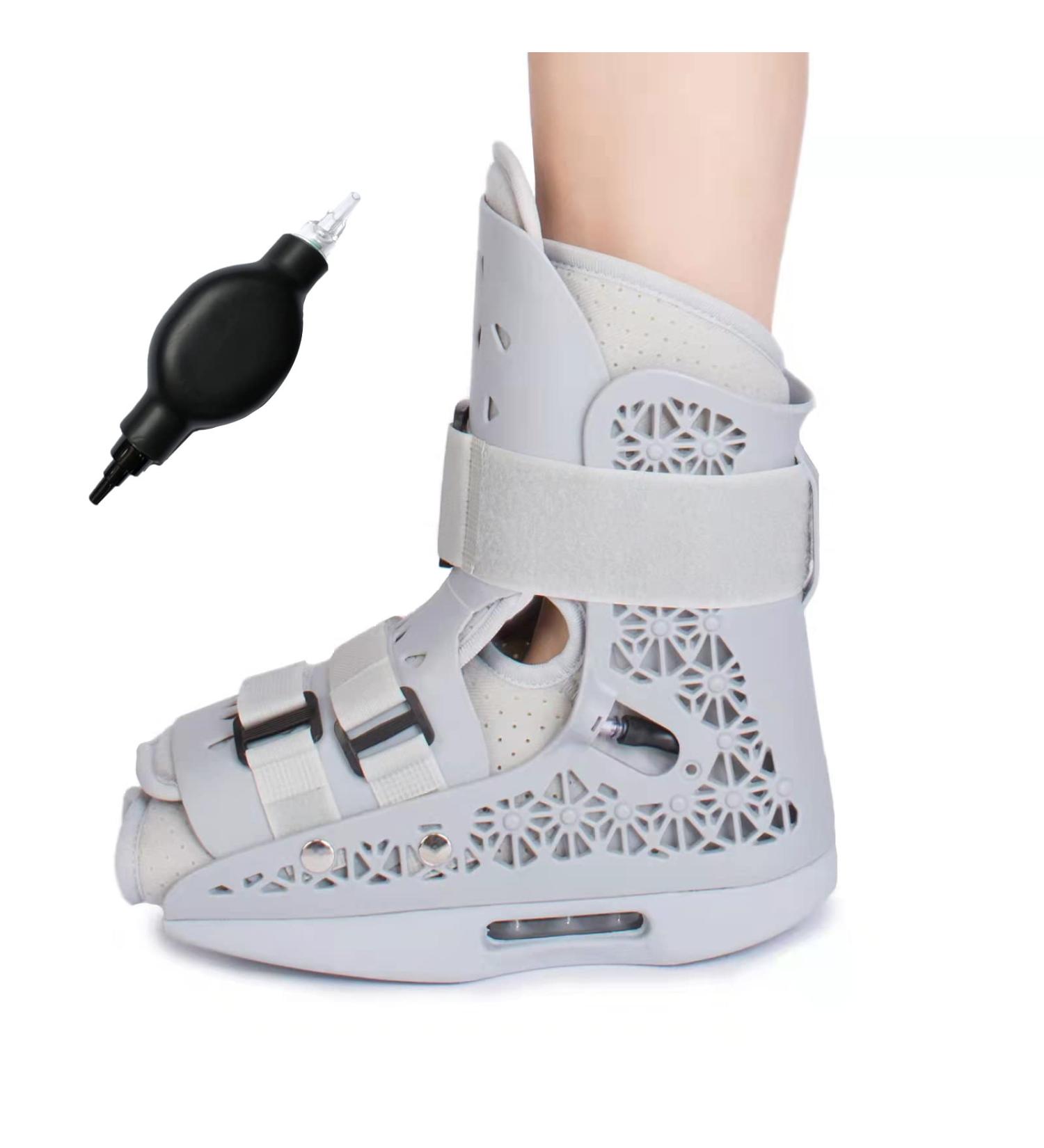Tairibousy Air Cam Walker Fracture Boot - Short Inflatable Orthopaedic Walking Brace, Gray (Large) - Buy Online on GoSupps.com