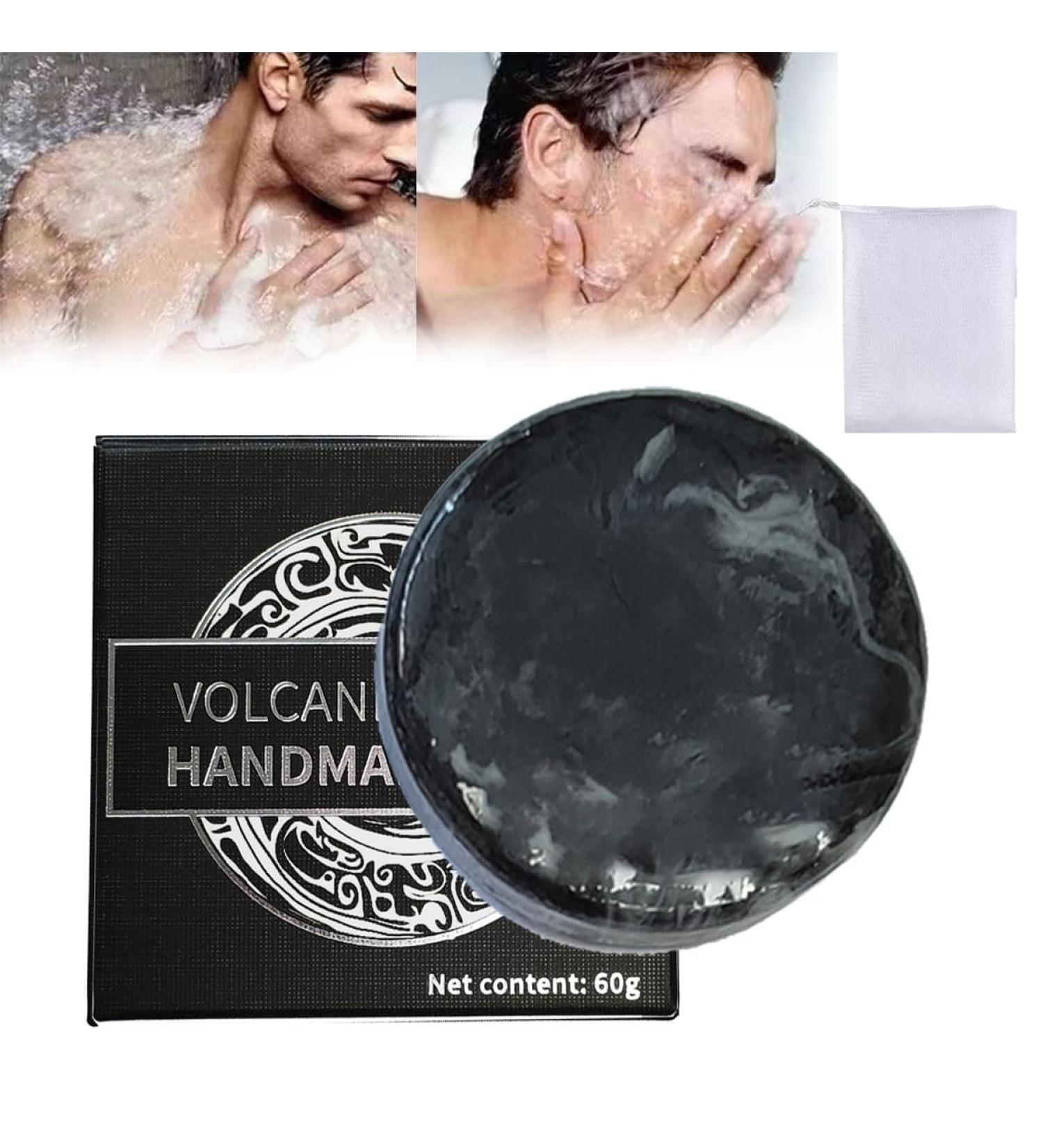 Ballboyz Face Soap & Scrub for Acne - Activated Charcoal Black Soap Bar for Men & Women | Perfect for Athletes - 1pc - Buy Online on GoSupps.com