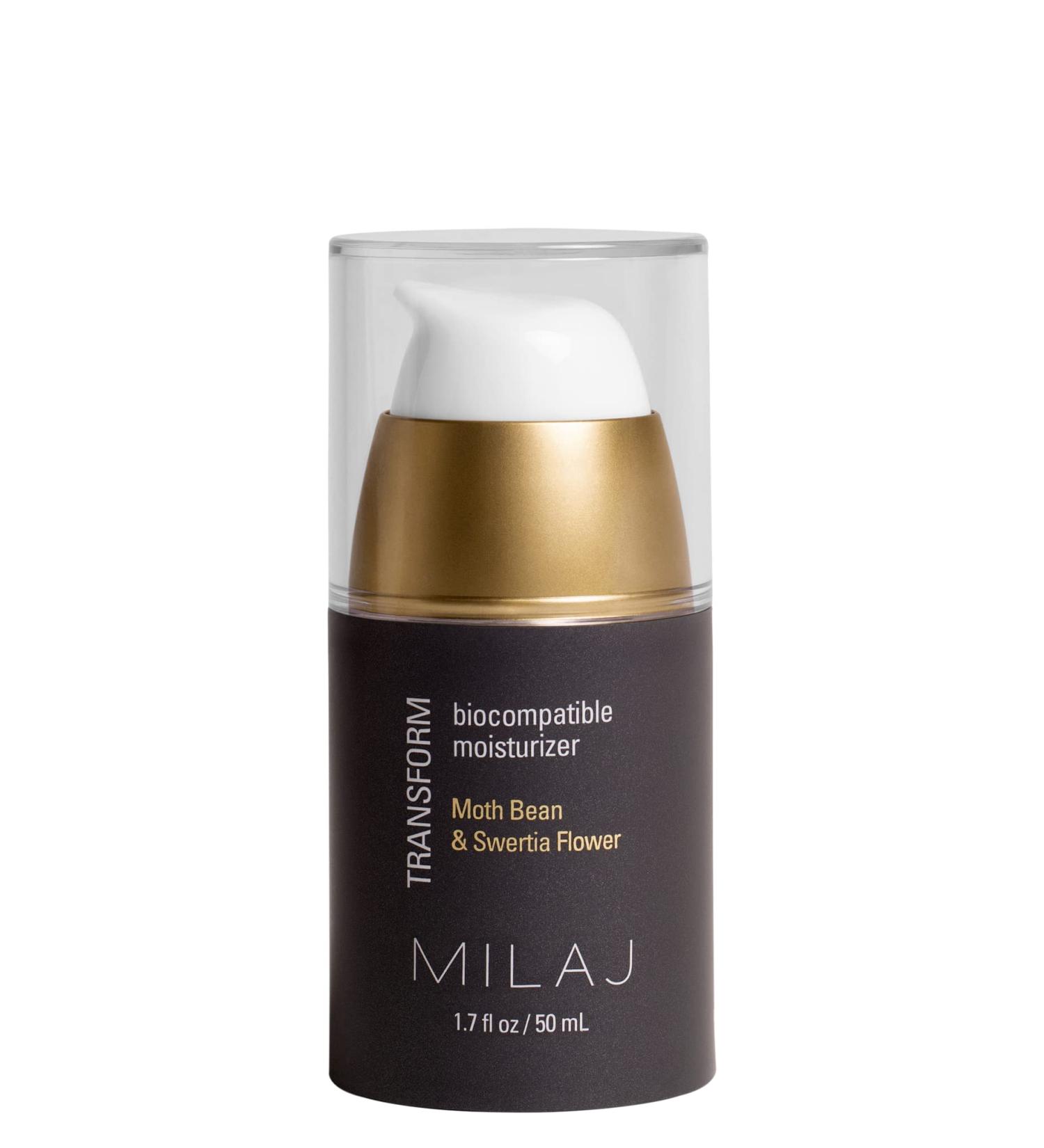 Buy MILAJ Transform Biocompatible Face Moisturizer | Hydrating & Lightweight Cream | Exfoliates & Evens Skin Tone | Clean Skincare - 1.7 fl oz - Buy Online on GoSupps.com