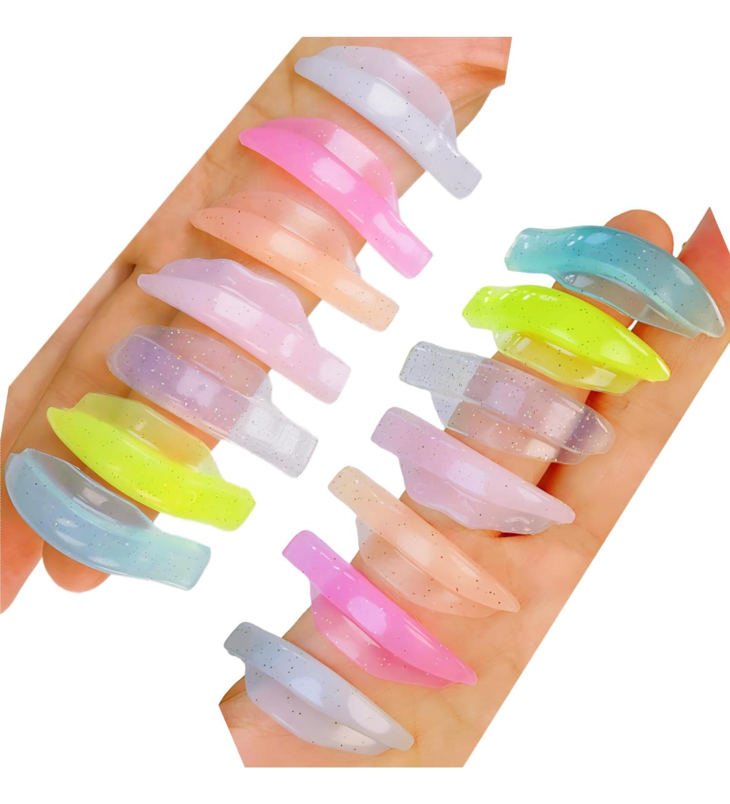 Lash Lift Shields LU Curl - 10 Size Eyelash Lifting Pads Flexible DIY Perming Rods for Natural Curl & Longer Lift - Mix Colors Online - Buy Online on GoSupps.com