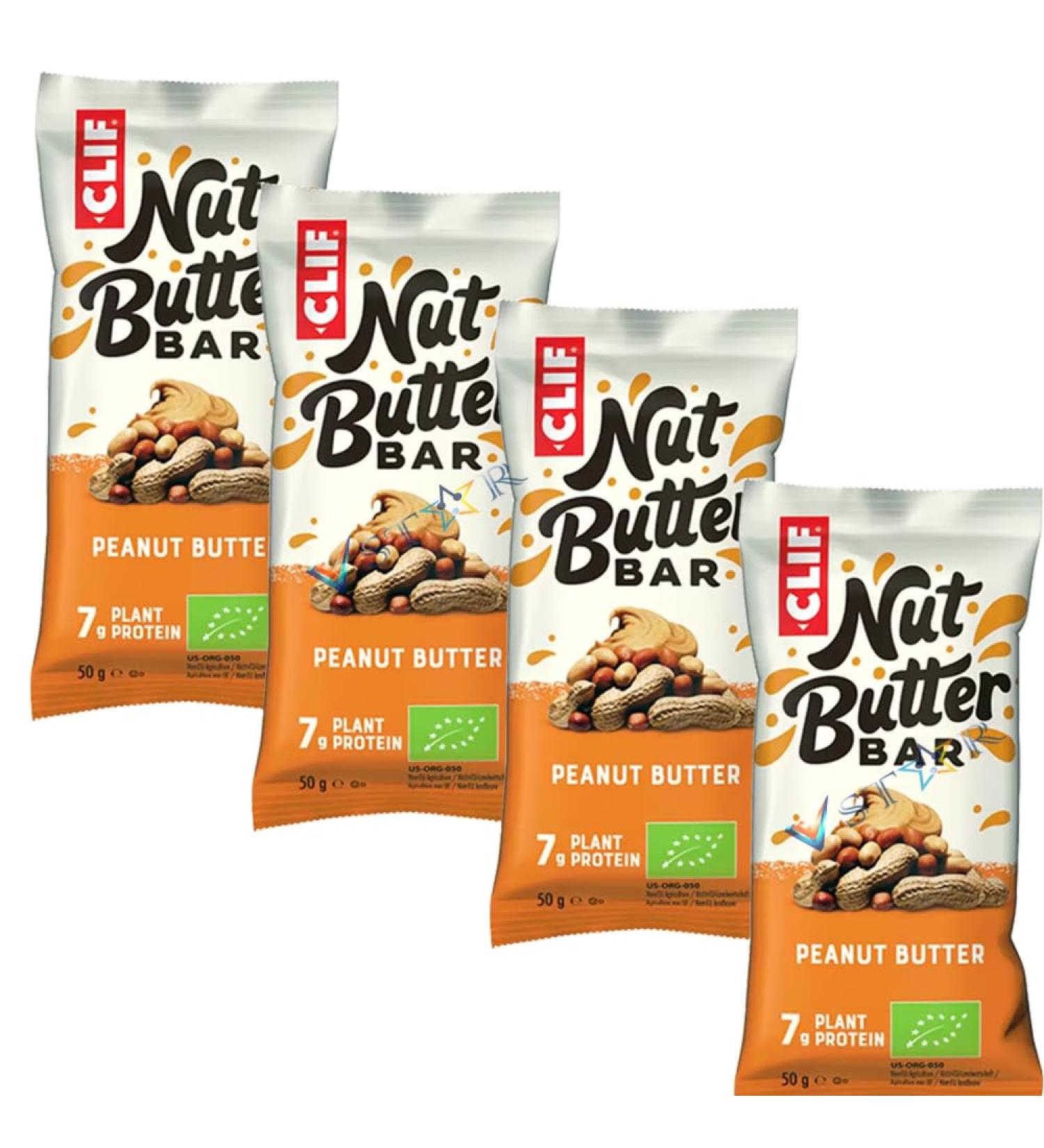 Nut Butter Chocolate & Peanut Butter Filled Energy Oat Bar 50g (4 Pack Nut Butter Bar Peanut Butter 50g) Nut Butter Bar Peanut Butter 50g 4 Pack