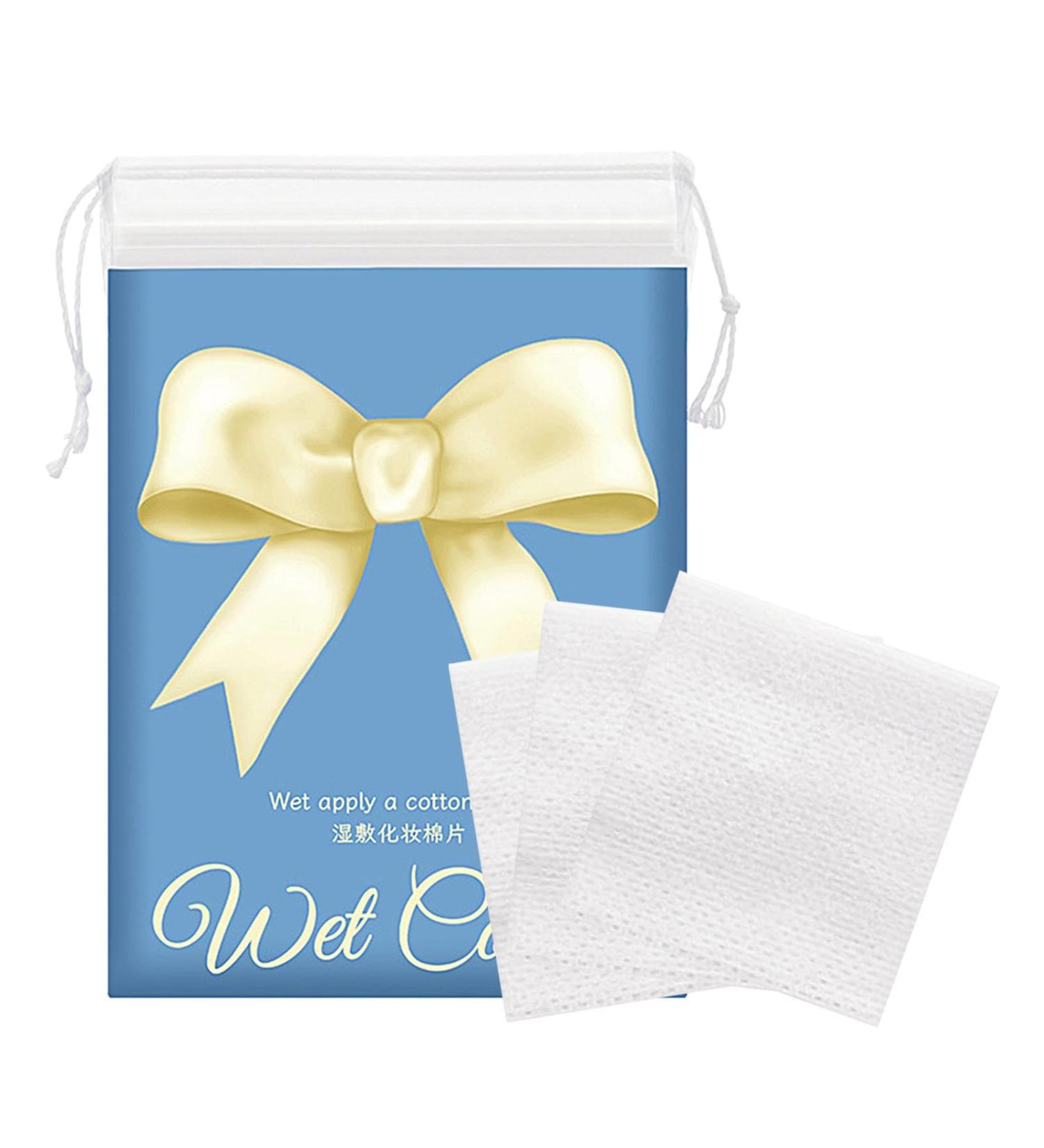 Cotton Pads for Makeup Removal Pack of 200 Wet Compress Cotton Sheets Super Fit Face Cleansing Pads Breathable Pads for Cosmetics Removal All Skin Types - Buy Online on GoSupps.com