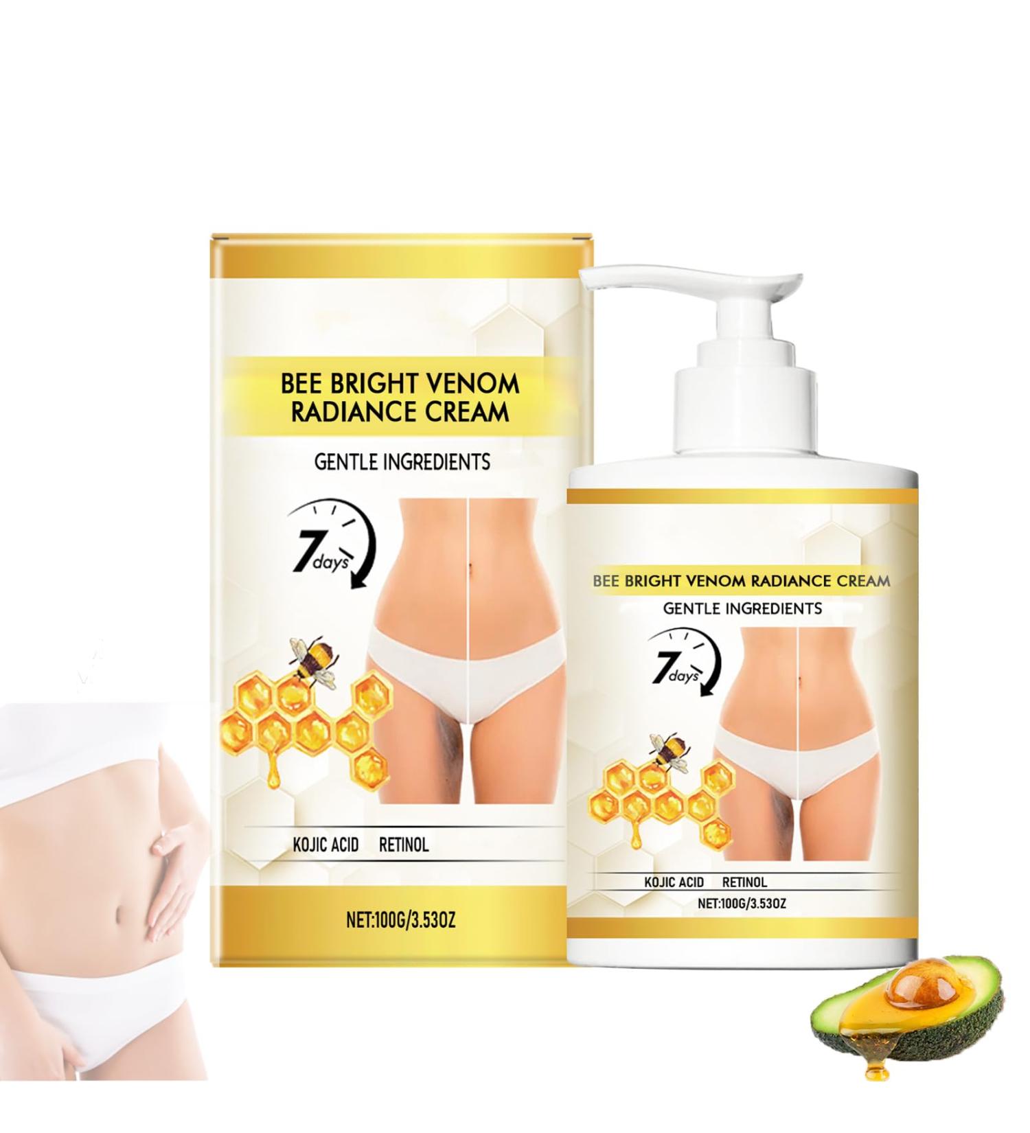 LinBomZony Bee venom cream antiaging and skin firming moisturizer for reducing wrinkles for face and body tightens sagging skin reduces fine lines nourishing 1 piece - Buy Online on GoSupps.com