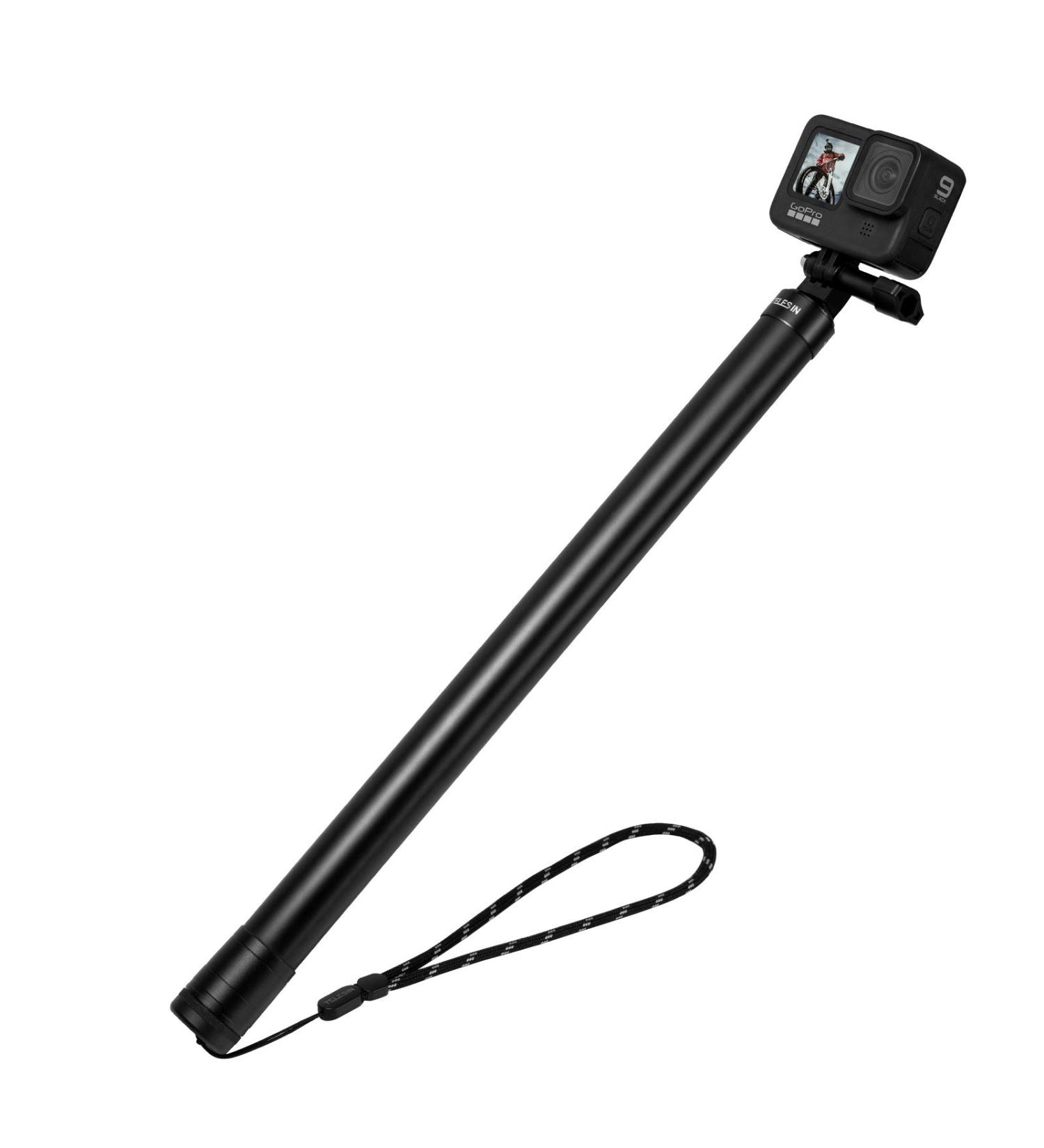 TELESIN G2 3m Selfie Stick for GoPro, Insta 360, DJI, Osmo Pocket - Carbon Fiber Monopod - Buy Online on GoSupps.com