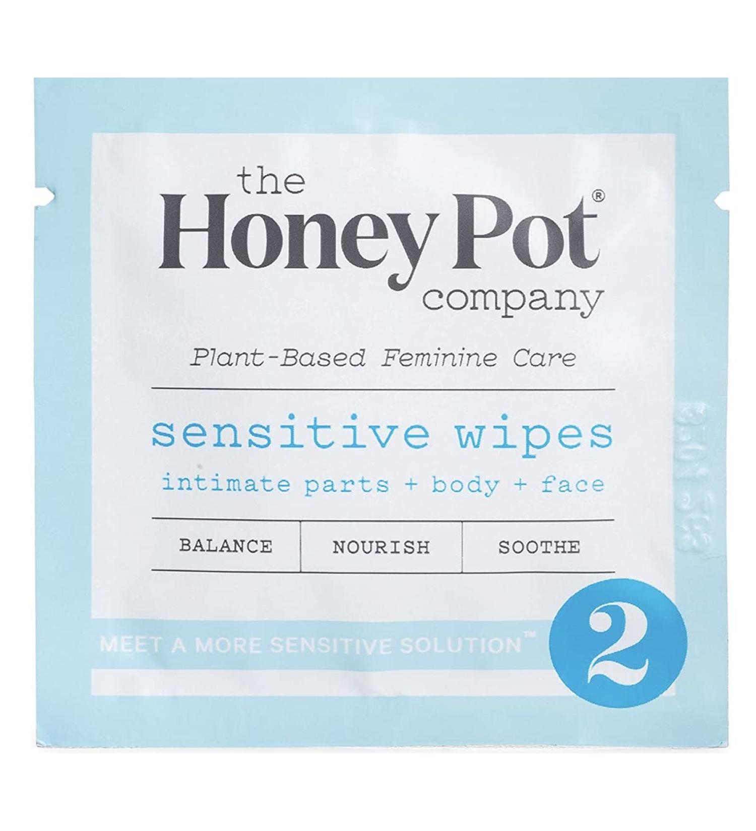 Honey Pot Company Sensitive Feminine Hygiene Wipes 15 Count Travel + LuxProdX Magnet - Buy Online on GoSupps.com