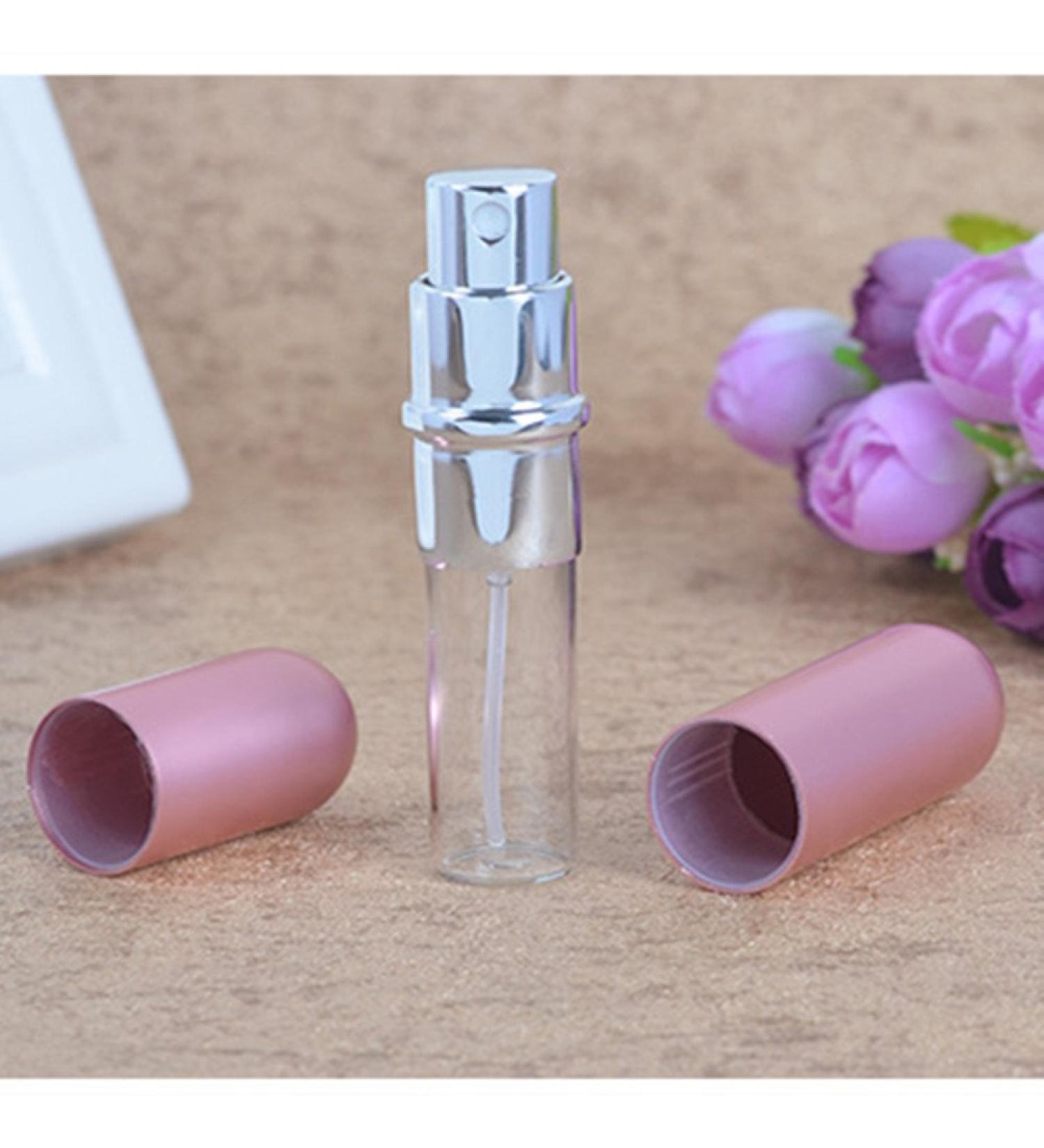 VEFSU 6ml Mini Portable Travel Perfume Bottle - Refillable Long Lasting Atomizer in Pink | Ideal for International Shipping - Buy Online on GoSupps.com