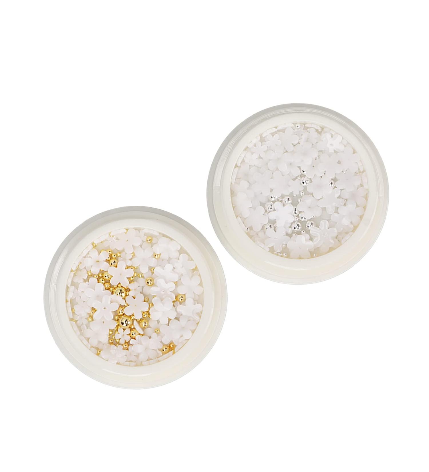 3D Flower Nail Charms Nail Glitter Charm Rhinestones Ornaments Nail Art Decorations Glitter Accessories for DIY Craft Nail Art Design Manicure Decor - Buy Online on GoSupps.com