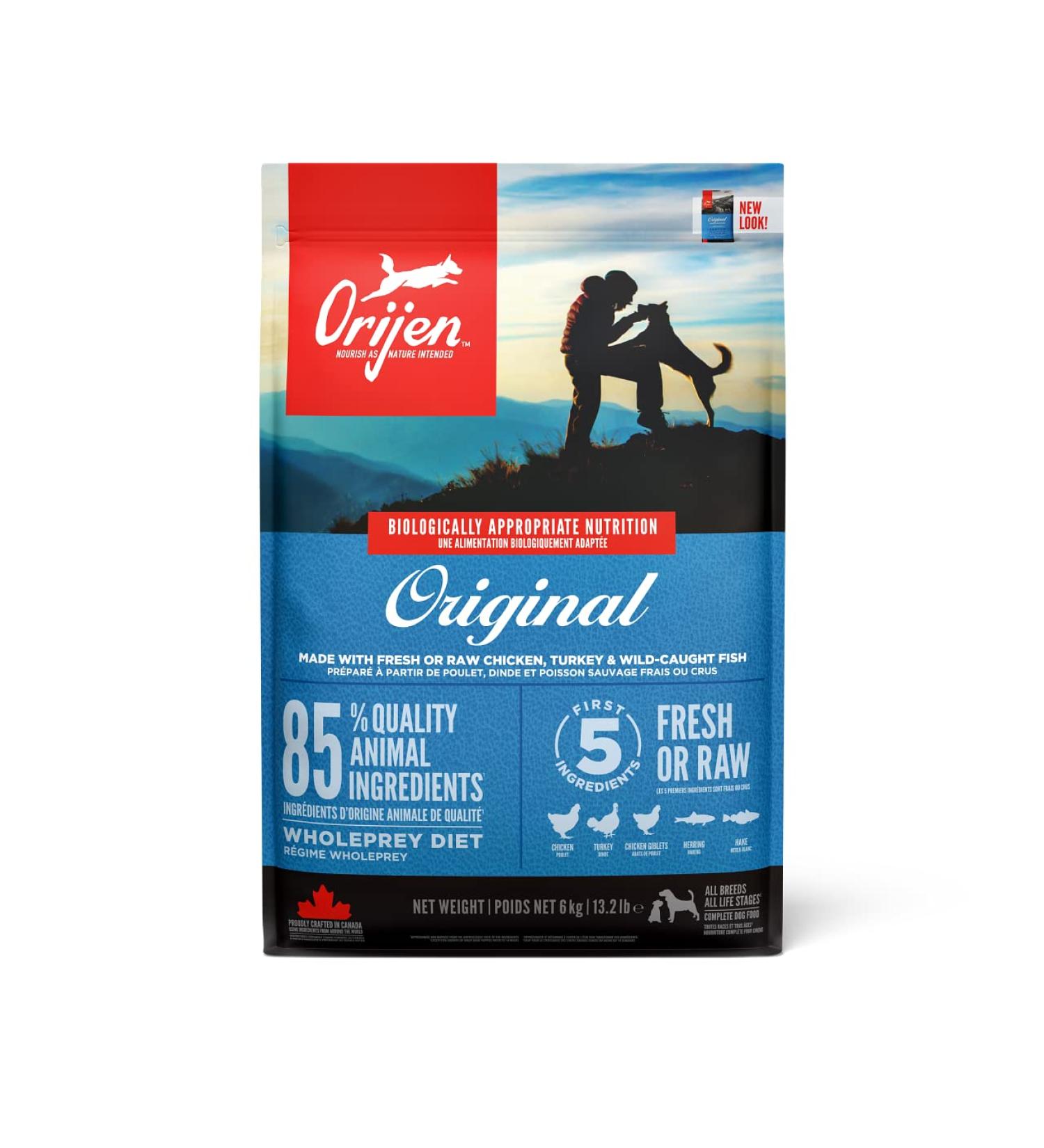 Orijen Original 6 kg Adult Chicken, Fish, Turkey