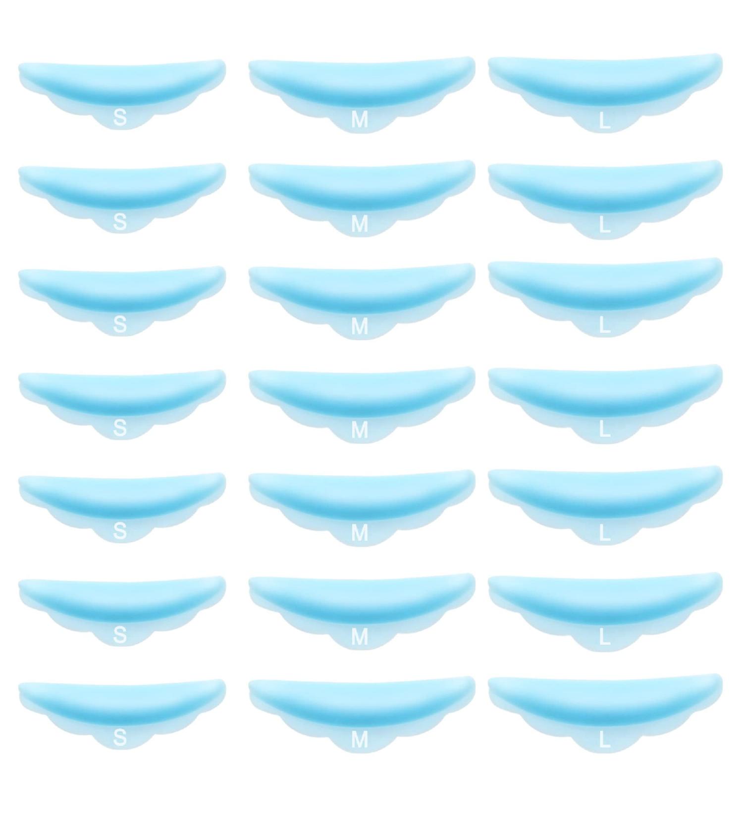 48-Piece Silicone Eyelash Lift Rods - S/M/L Sizes | Curler Perming Pads for Makeup Beauty | Blue - Buy Online on GoSupps.com