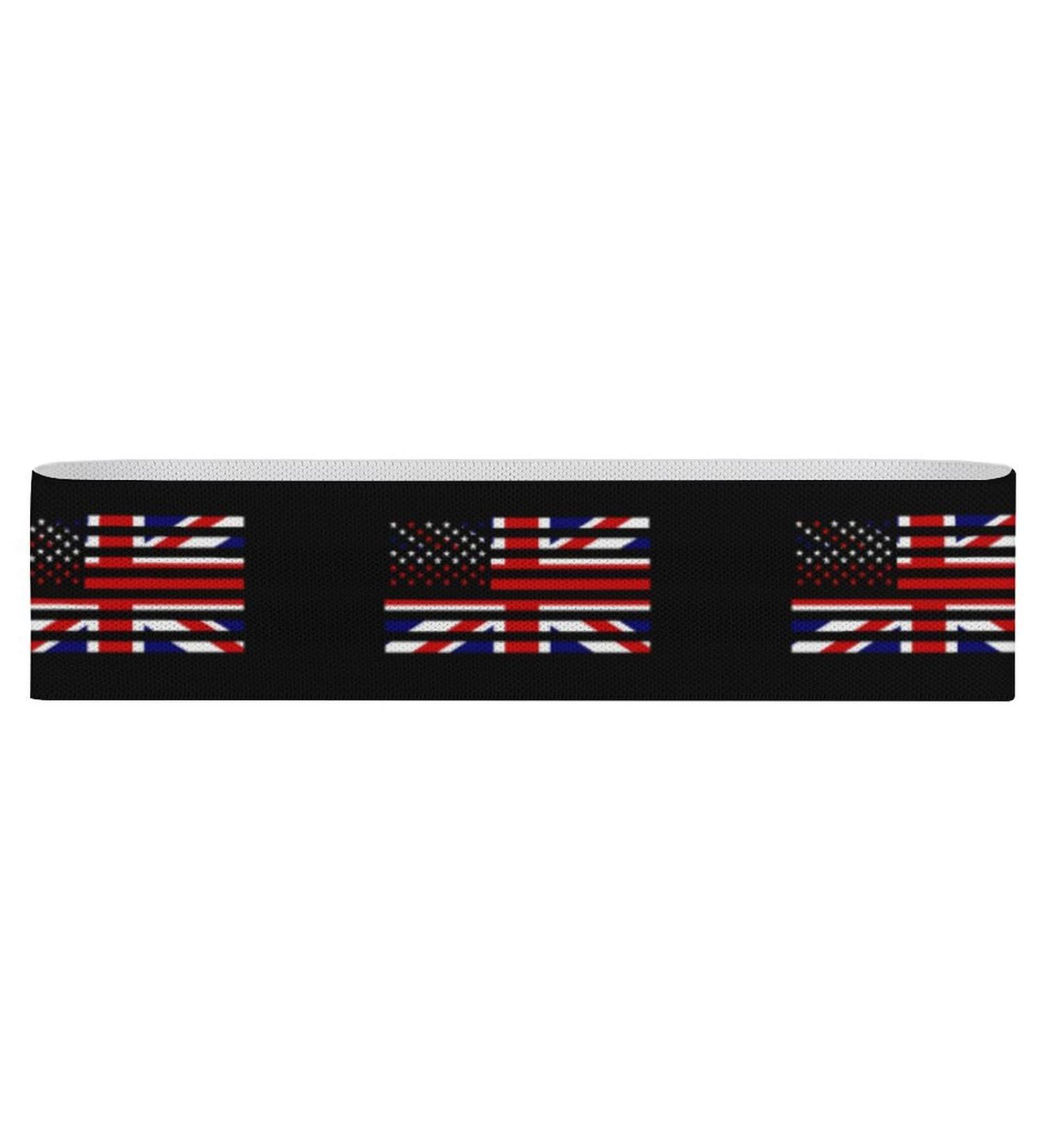 Buy Britain U.S. Flag Yoga Workout Bands | Comfort Leg & Booty Resistance Straps for Physical Therapy - Buy Online on GoSupps.com