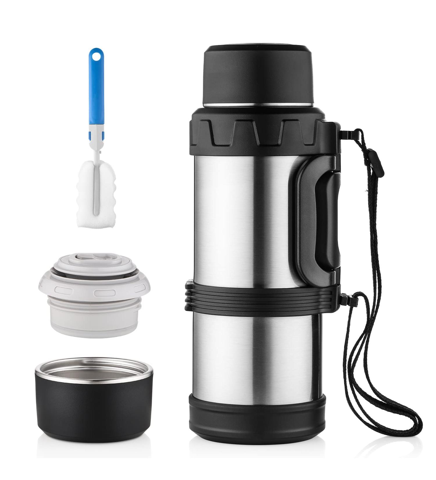Housal 2200ml Leak-Proof Stainless Steel Thermos Bottle - BPA-Free Insulating Drinking Bottle for Coffee Tea Kids School & Sports - Perfect for On-the-Go - Buy Online on GoSupps.com