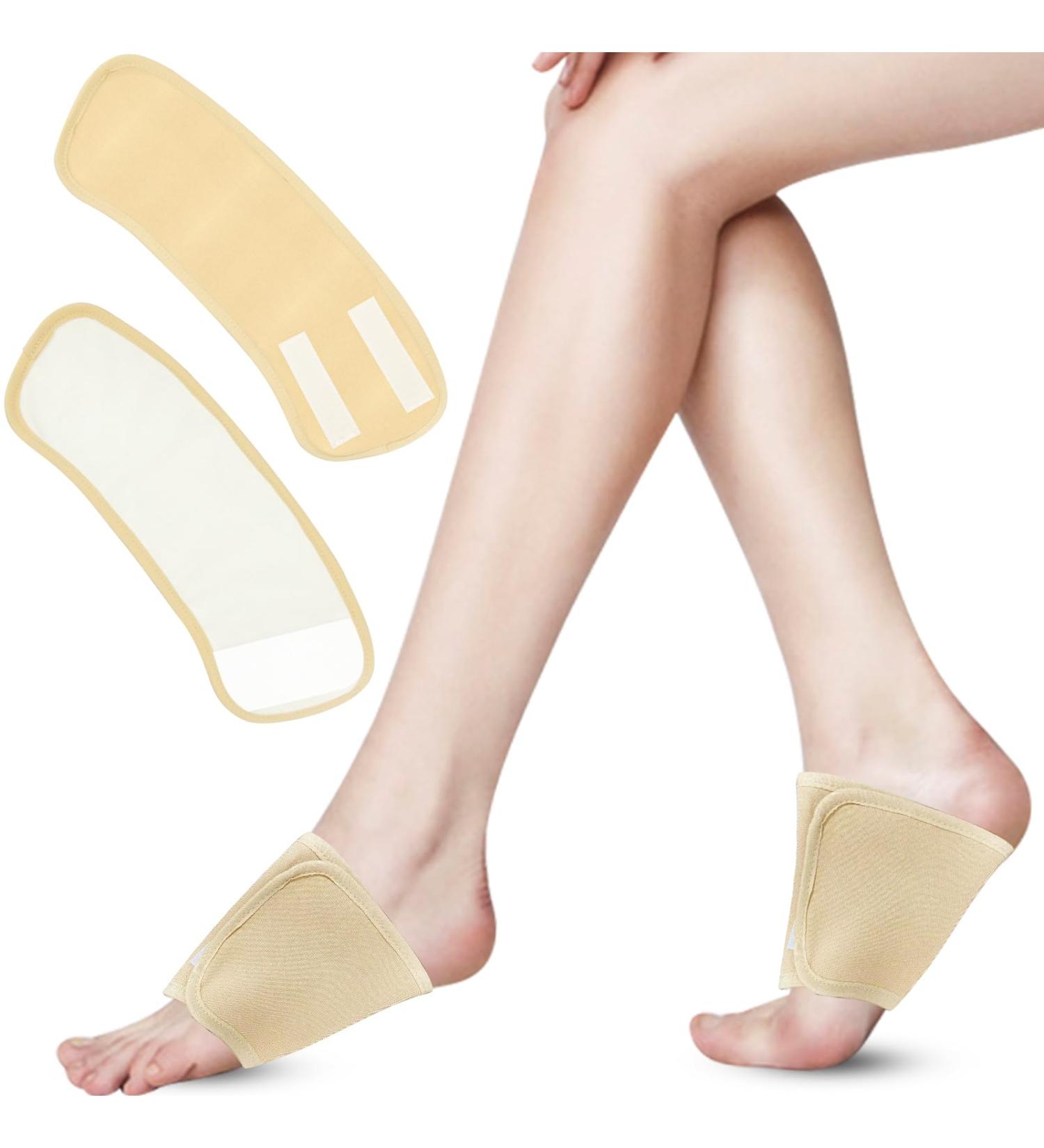 Organic Castor Oil Foot Pack - 2 Reusable Velcro Fastener Pads for Effective Therapy - Buy Online on GoSupps.com